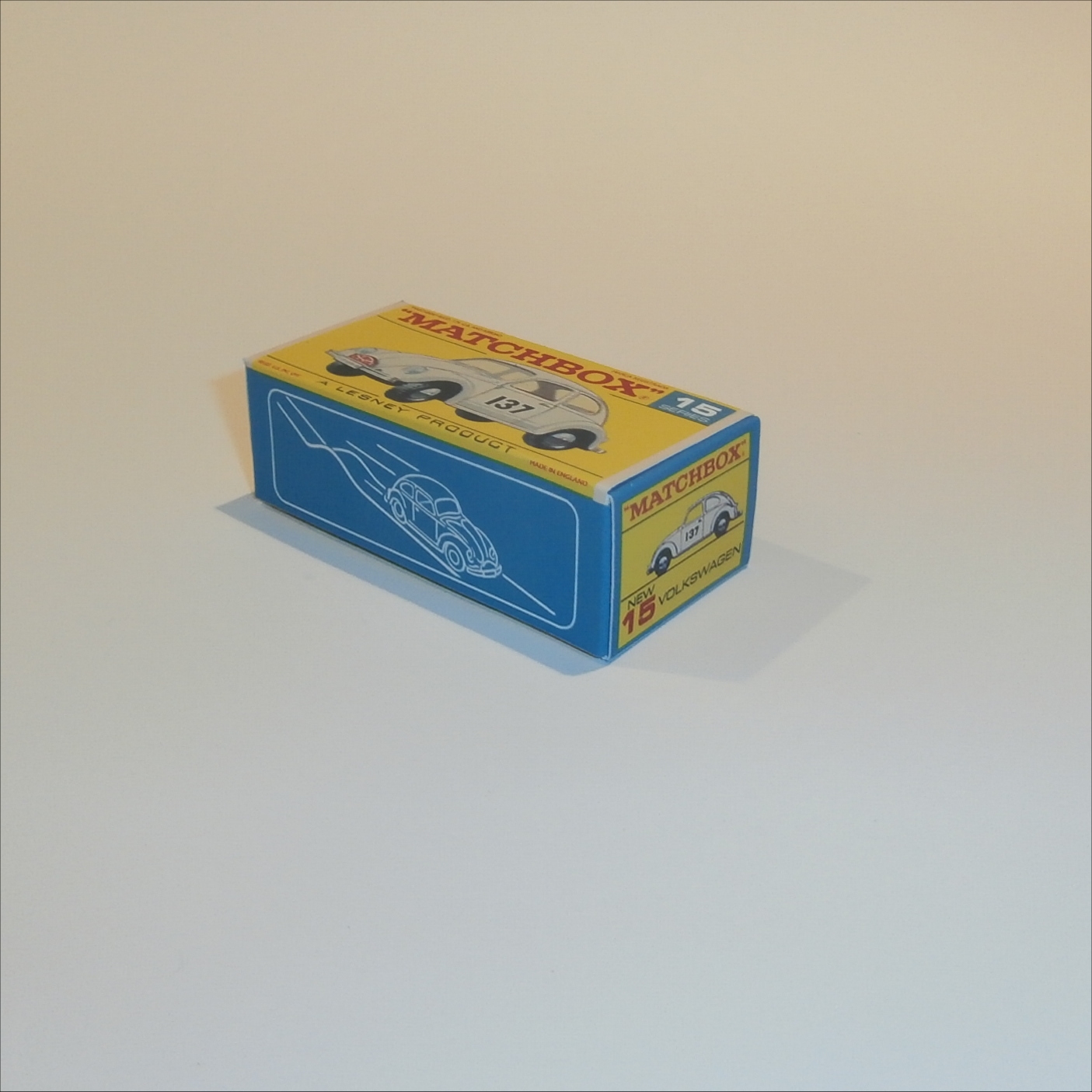 Matchbox Lesney 15d Volkswagen 1500 F Style Repro Box