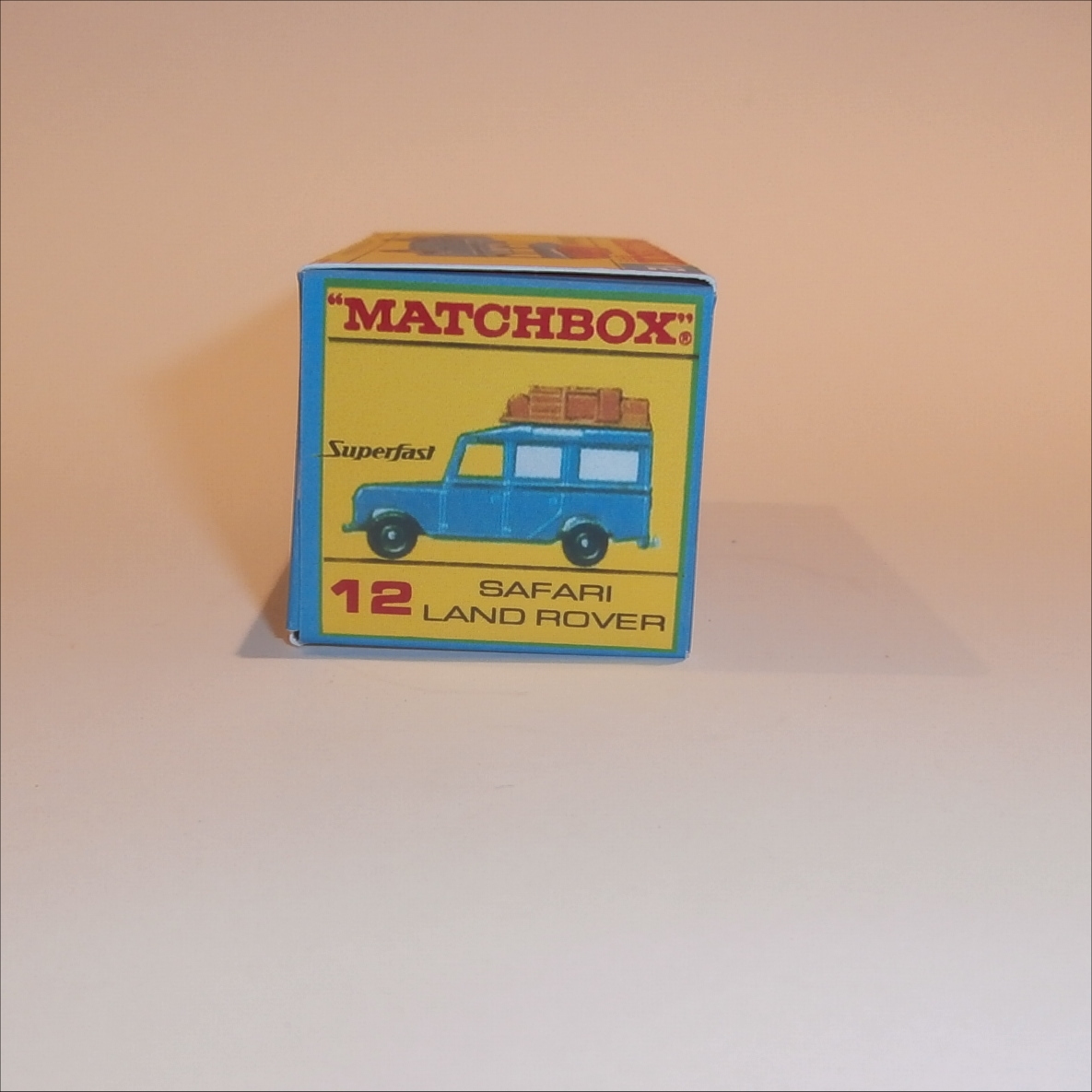 Matchbox Lesney Superfast 12 d Land Rover Safari F-SF1 Style Repro Box