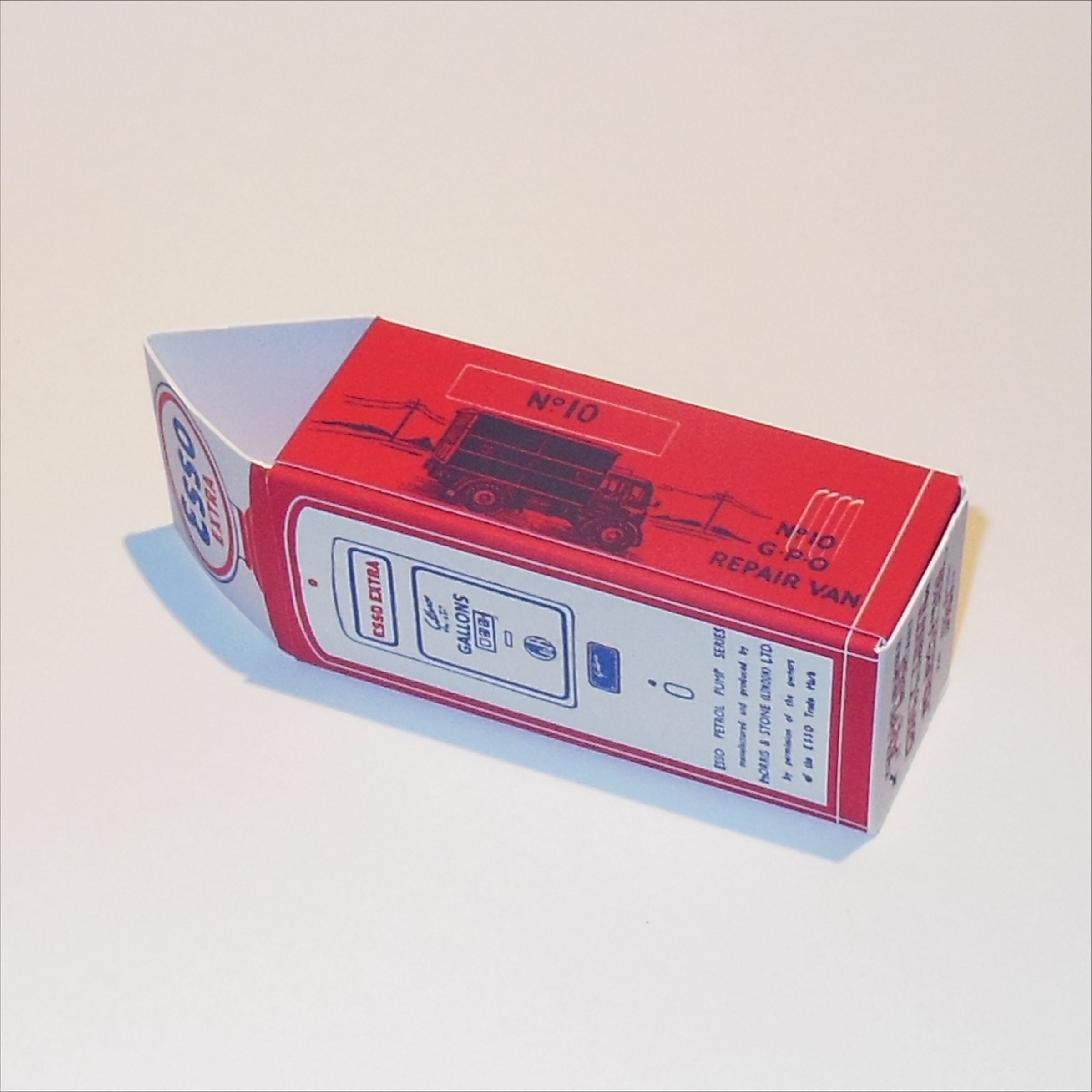 Morestone Esso Petrol Pump Series 10 Karrier G.P.O. Repair Van Repro Box