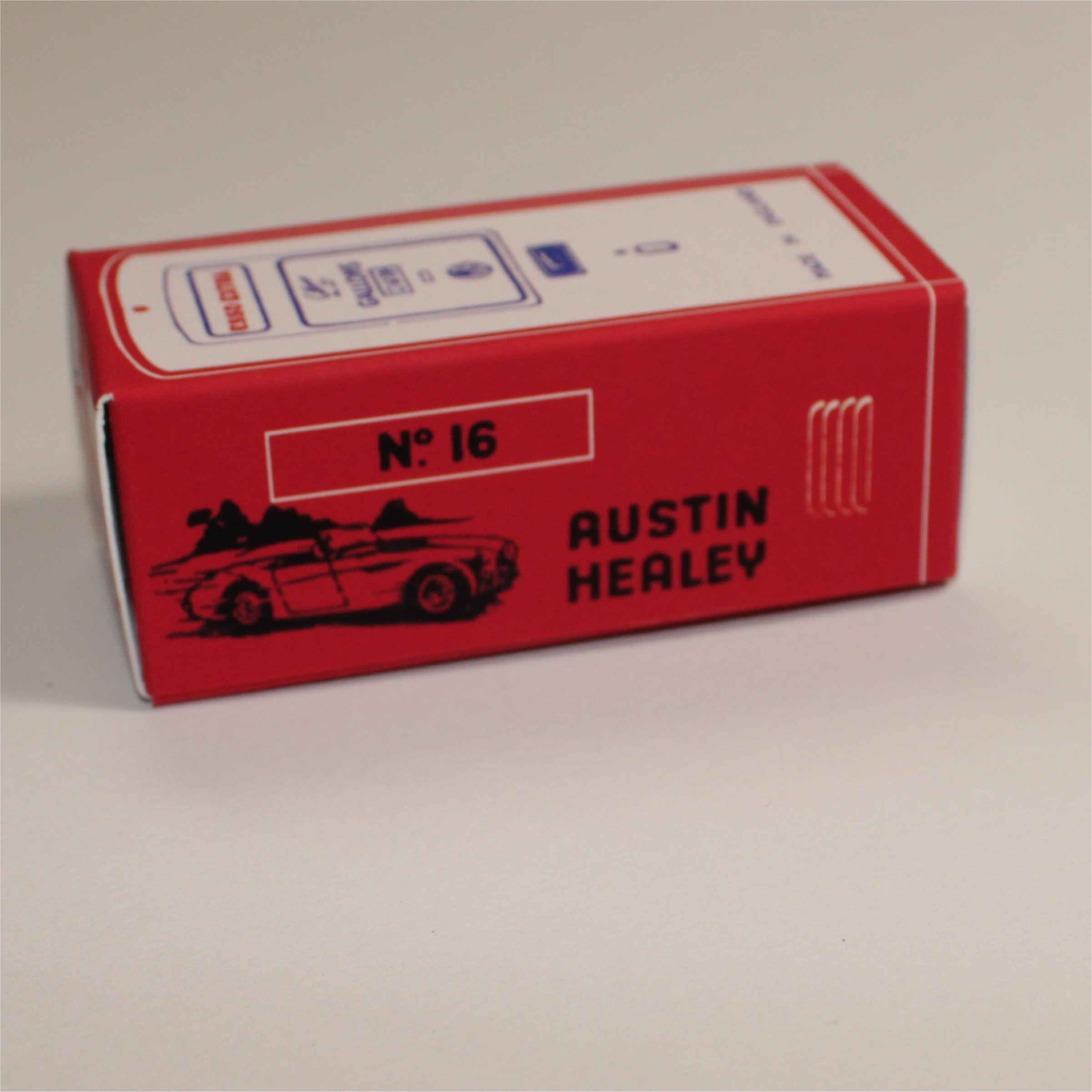 Morestone Budgie Esso Petrol Pump Series 16 1955 Austin Healey 110M Repro Box