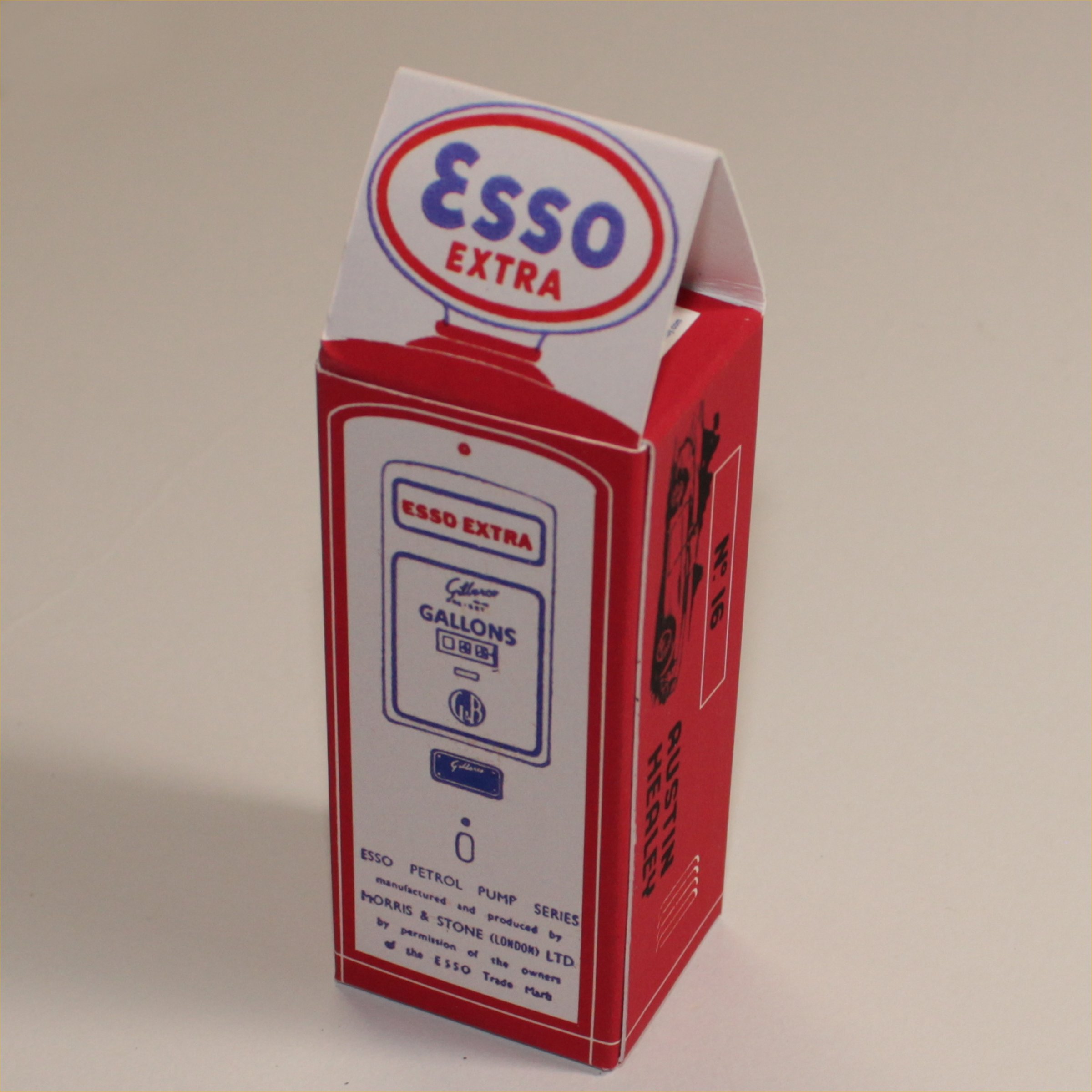 Morestone Budgie Esso Petrol Pump Series 16 1955 Austin Healey 110M Repro Box