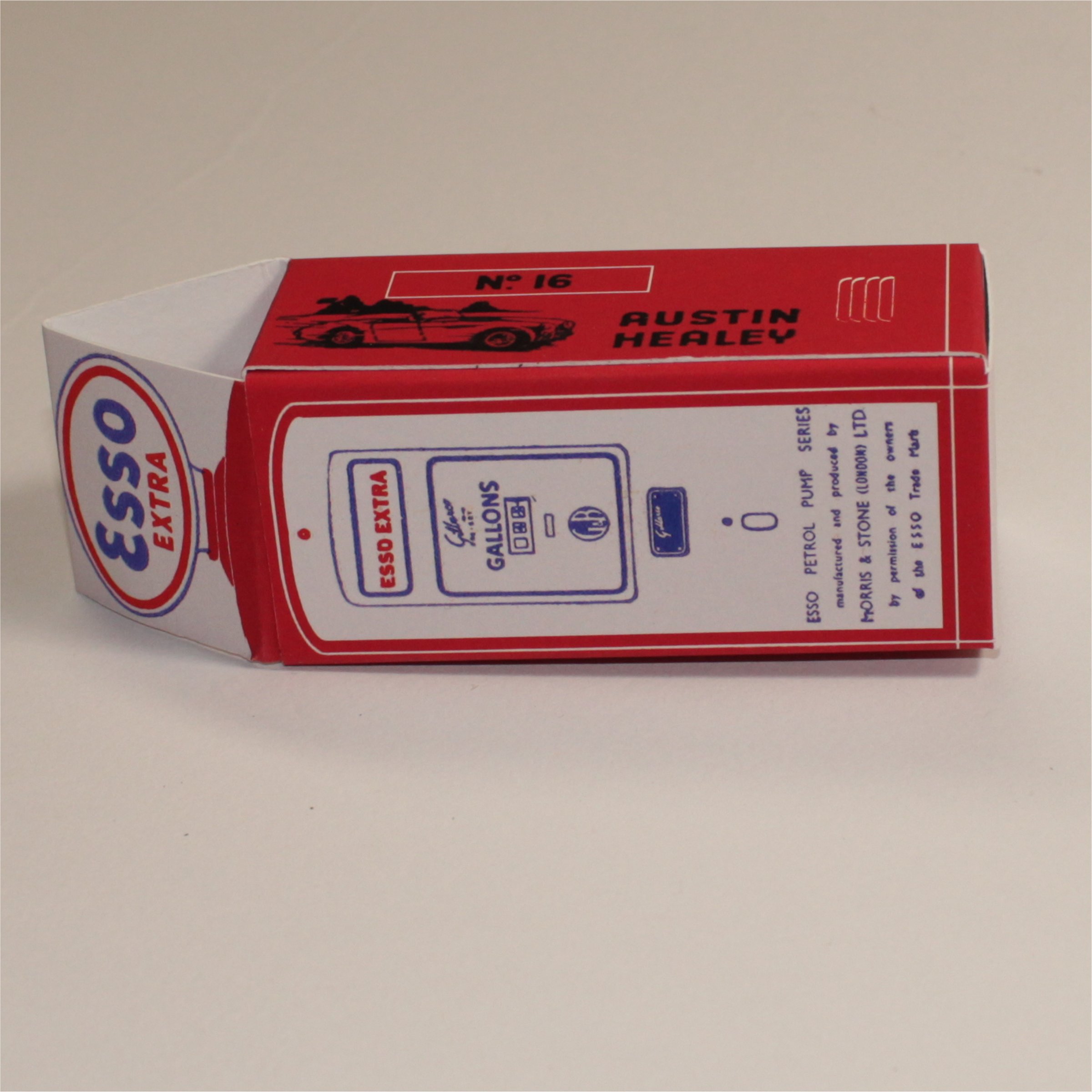 Morestone Budgie Esso Petrol Pump Series 16 1955 Austin Healey 110M Repro Box