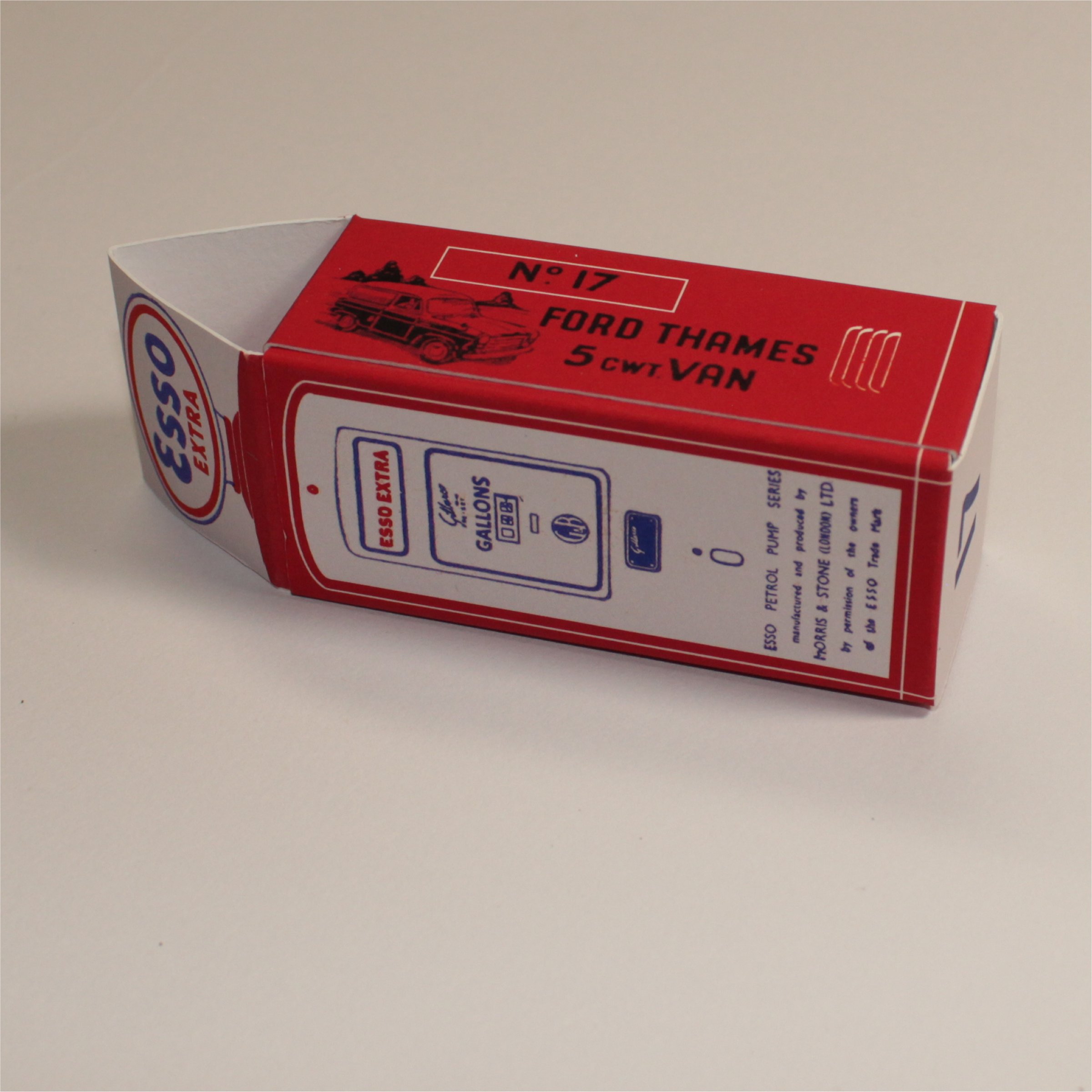 Morestone Budgie Esso Petrol Pump Series 17 Ford Thames 5cwt Van Repro Box