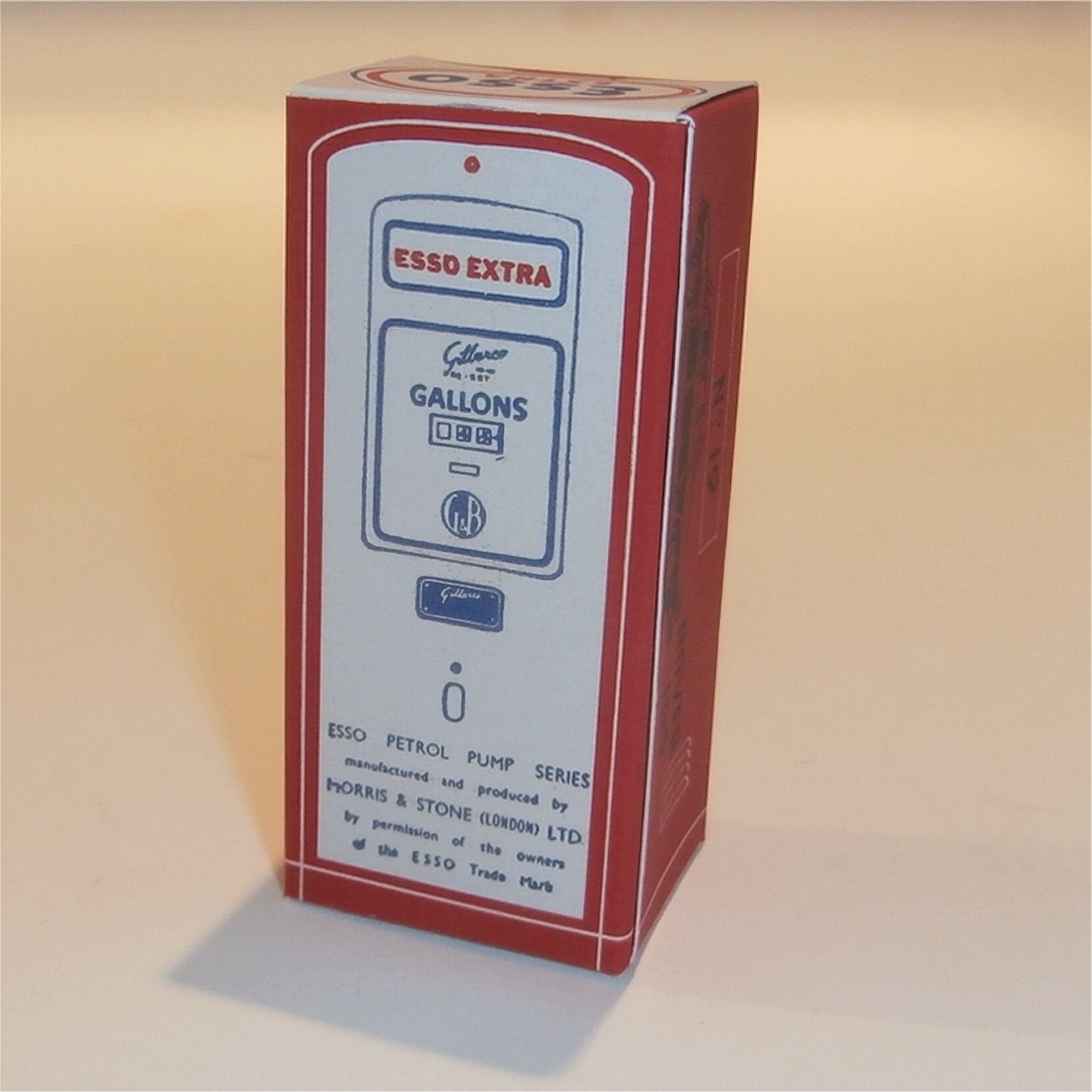 Morestone Budgie Esso Petrol Pump Series 19 Rover 105 Sedan Repro Box