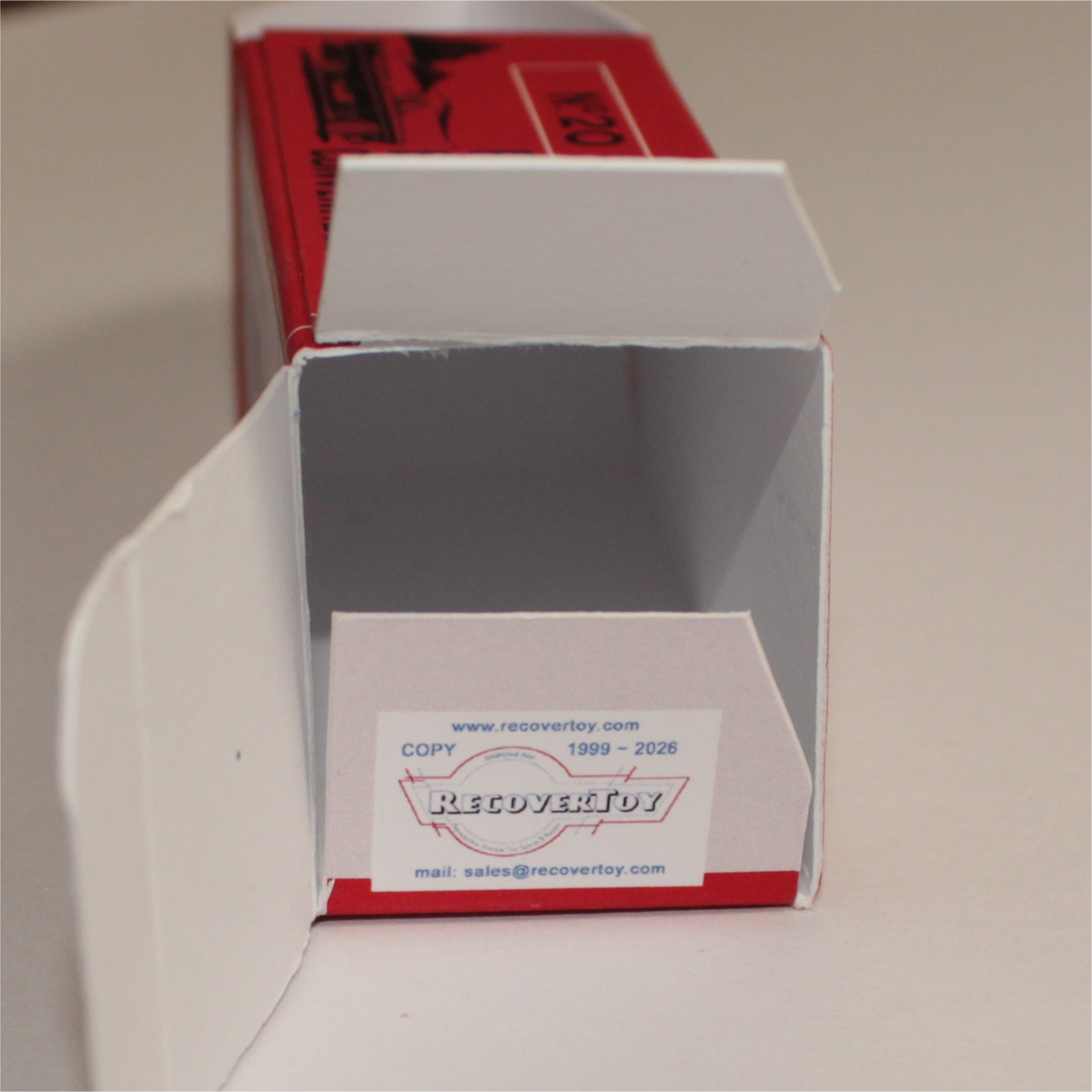 Morestone Budgie Esso Petrol Pump Series 20 Plymouth Convertible Sedan Repro Box