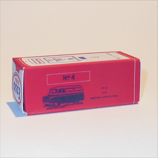 Morestone Esso Petrol Pump Series 4 AA Road Service Bedford Van Repro Box