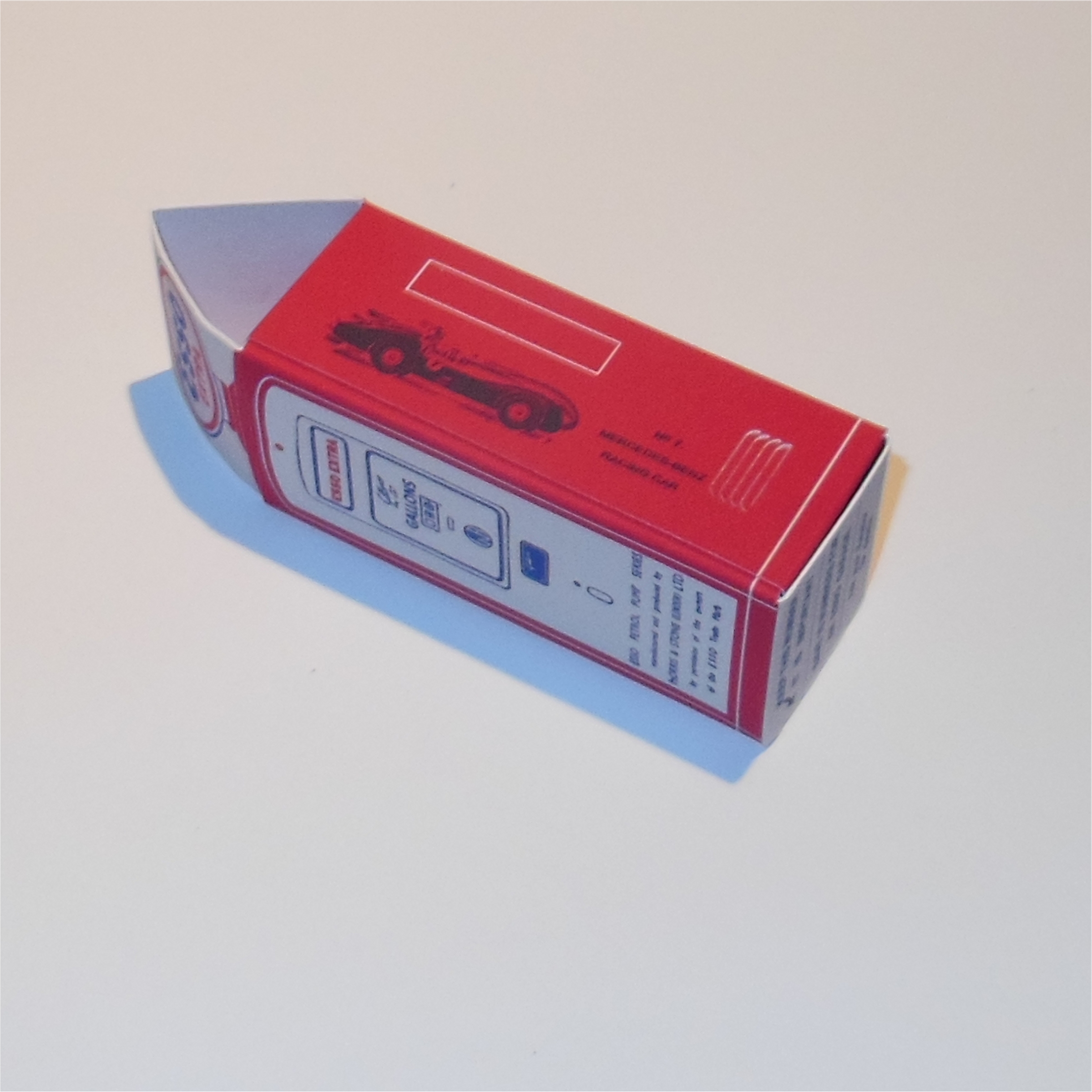 Morestone Esso Petrol Pump Series 7 Mercedes Benz Racing Car Repro Box