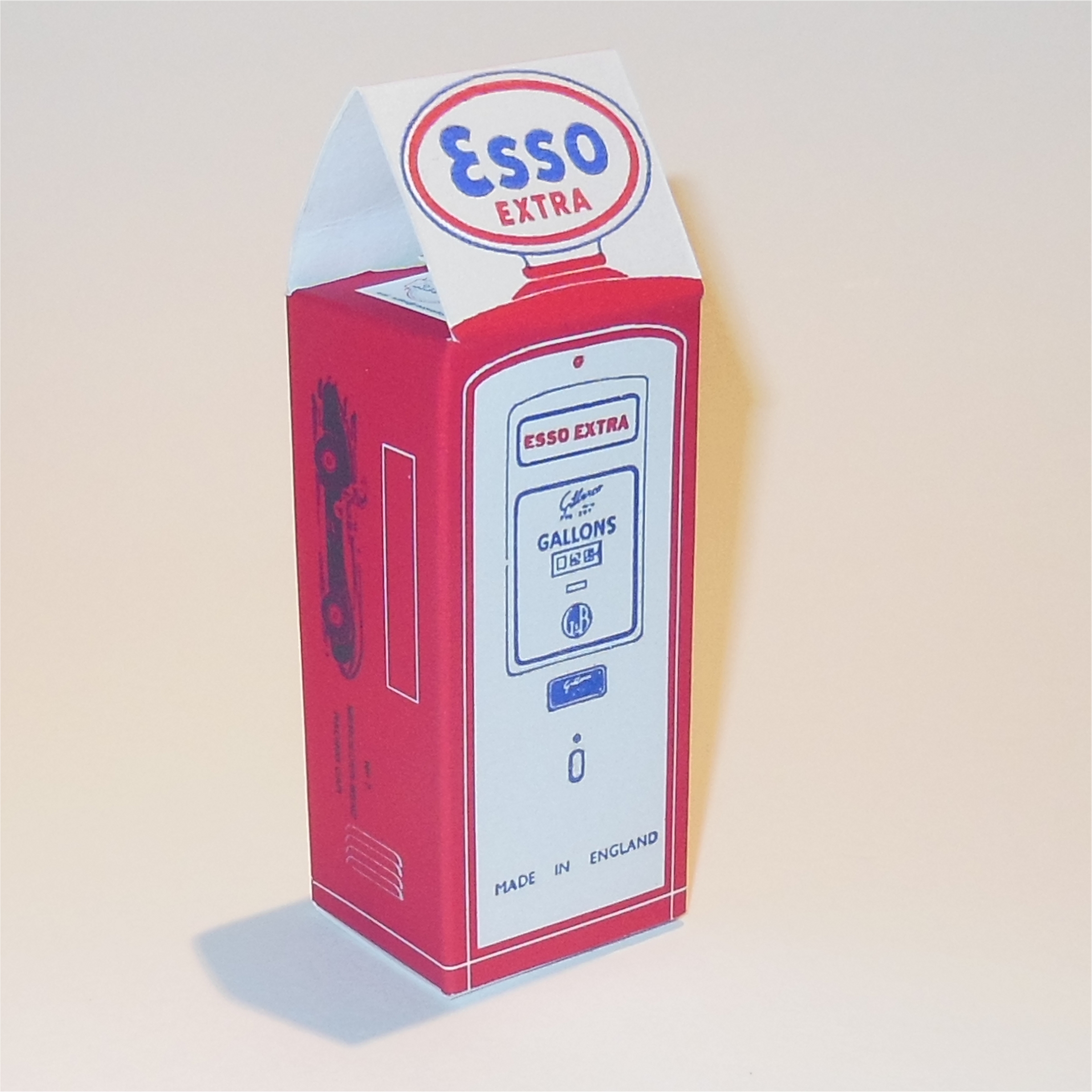 Morestone Esso Petrol Pump Series 7 Mercedes Benz Racing Car Repro Box