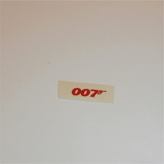Corgi Juniors 60 James Bond Lotus Esprit 007 Gun Decal