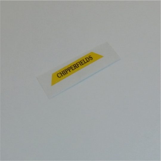 Corgi Toys 1139 1144 Chipperfields Circus Scammell Truck Roof Headboard Sticker