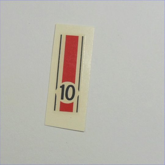 Corgi Toys 303 304 Mercedes 300SL Racing Stripe with RN#10 Decal