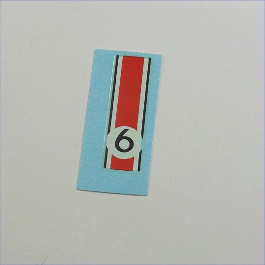 Corgi Toys 303 304 Mercedes 300SL Racing Stripe with RN#6 Decals