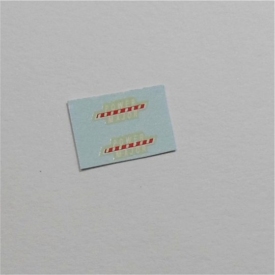 Corgi Toys 54 55 60 Fordson Tractor Power Major Decals Set