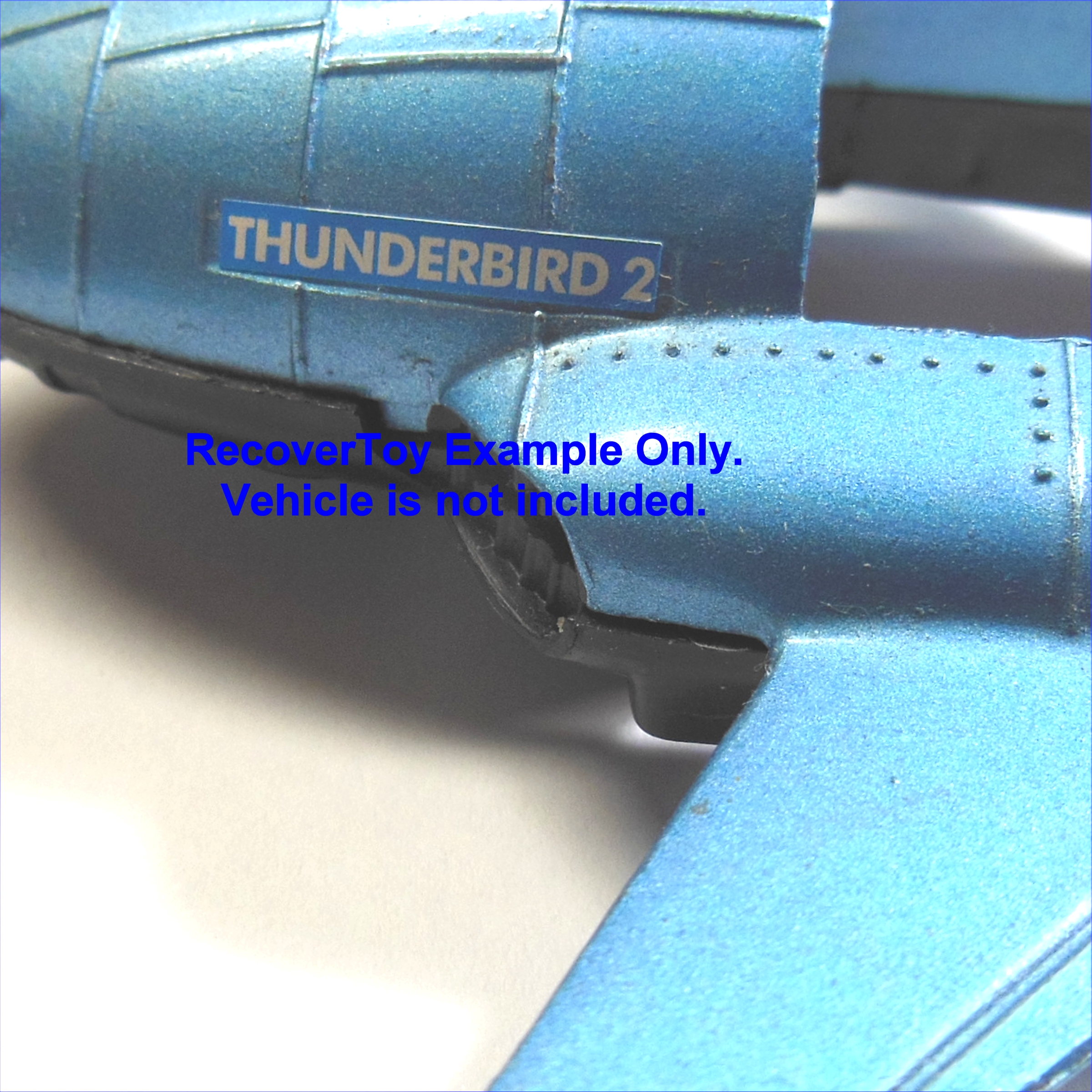 Dinky Toys 106 Thunderbird 2 Blue Sticker Set