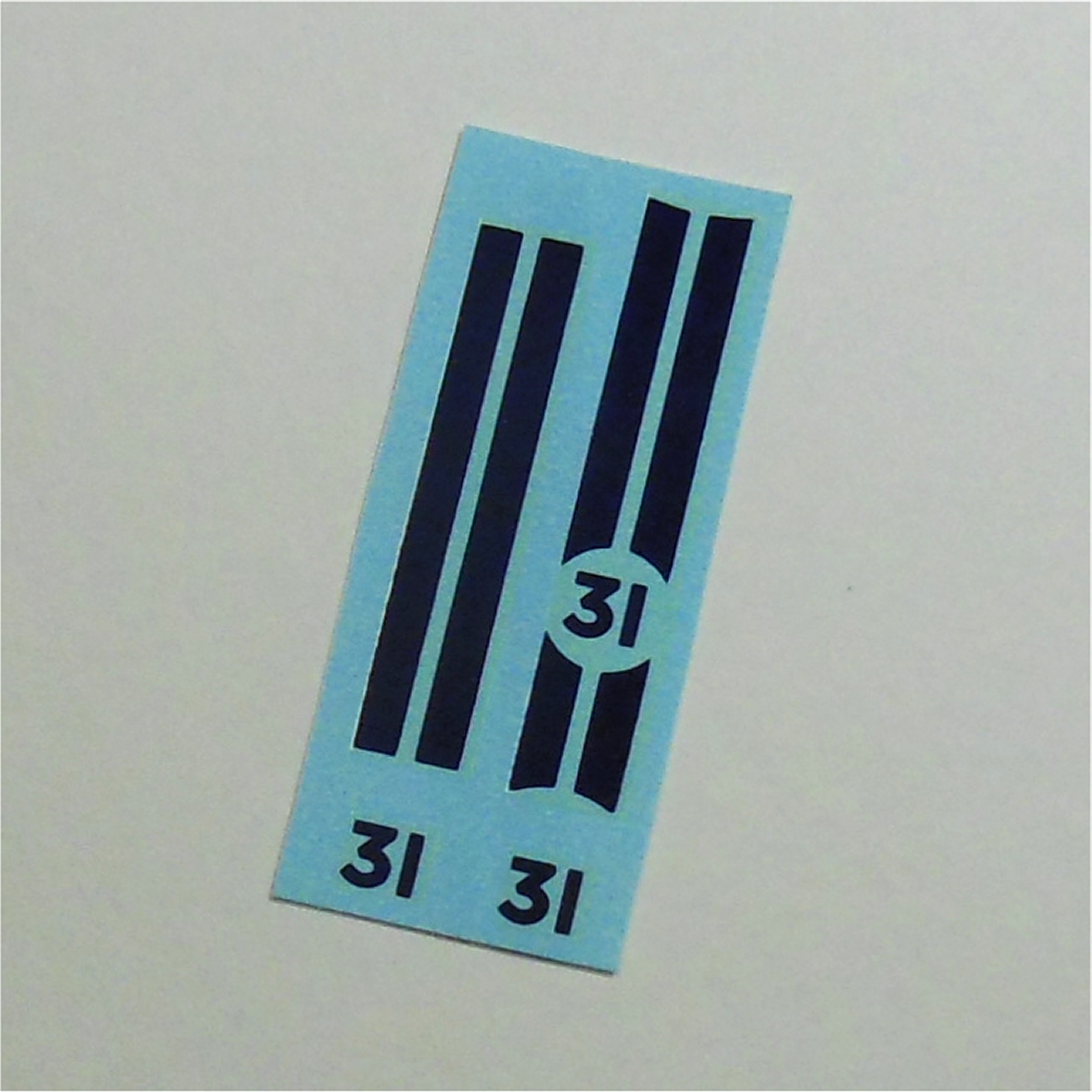 Dinky Toys 133 Cunningham Racing Car Decal Set RN#31