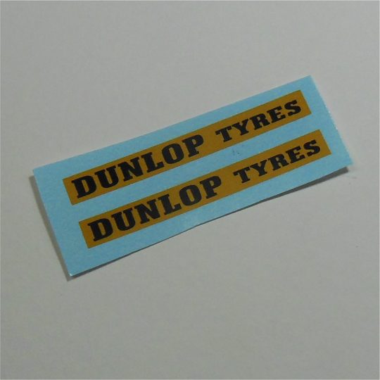 Dinky Toys 29c Double Decker Bus Dunlop Tyres Pre War Decal Set