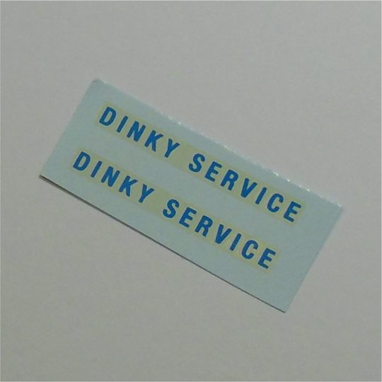 Dinky Toys 430 Commer Recovery Dinky Service Blue Text Decal
