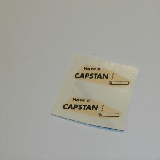 Dinky Toys 465 Morris Van Capstan Decal Set