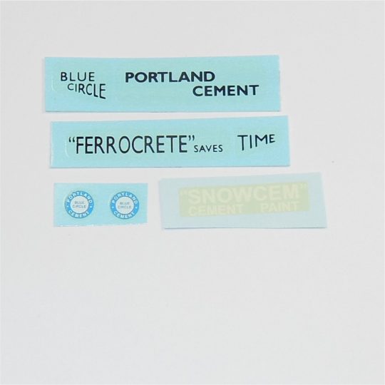Dinky Toys 533 933 Leyland Comet Portland Cement Decal Set