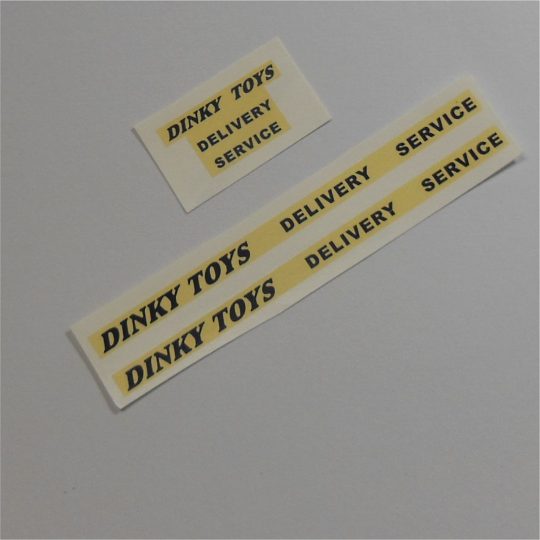 Dinky Toys 582 982 Bedford Car Carrier Delivery Service Decal Set