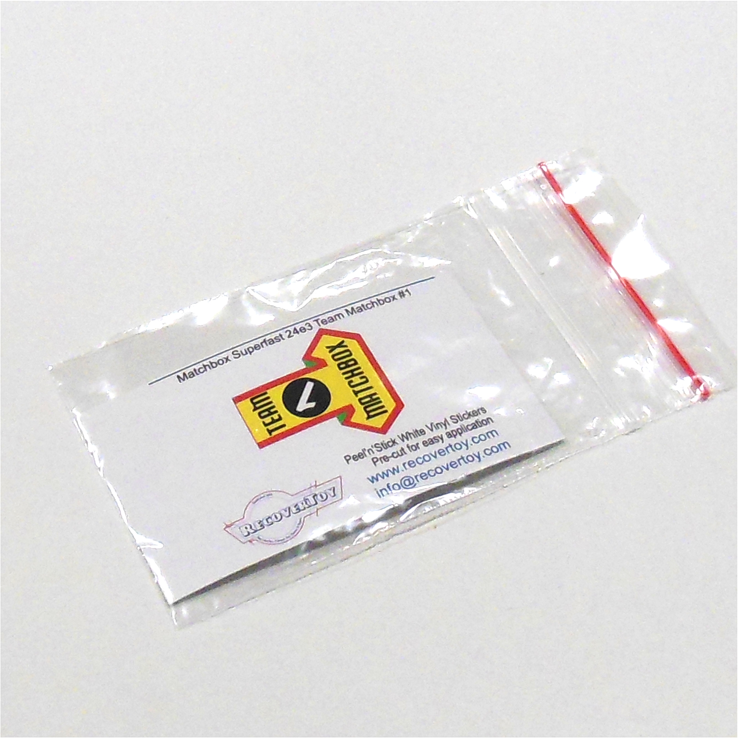 Matchbox Lesney 24e3 Team Matchbox Surtees Racing Car RN#1 Sticker