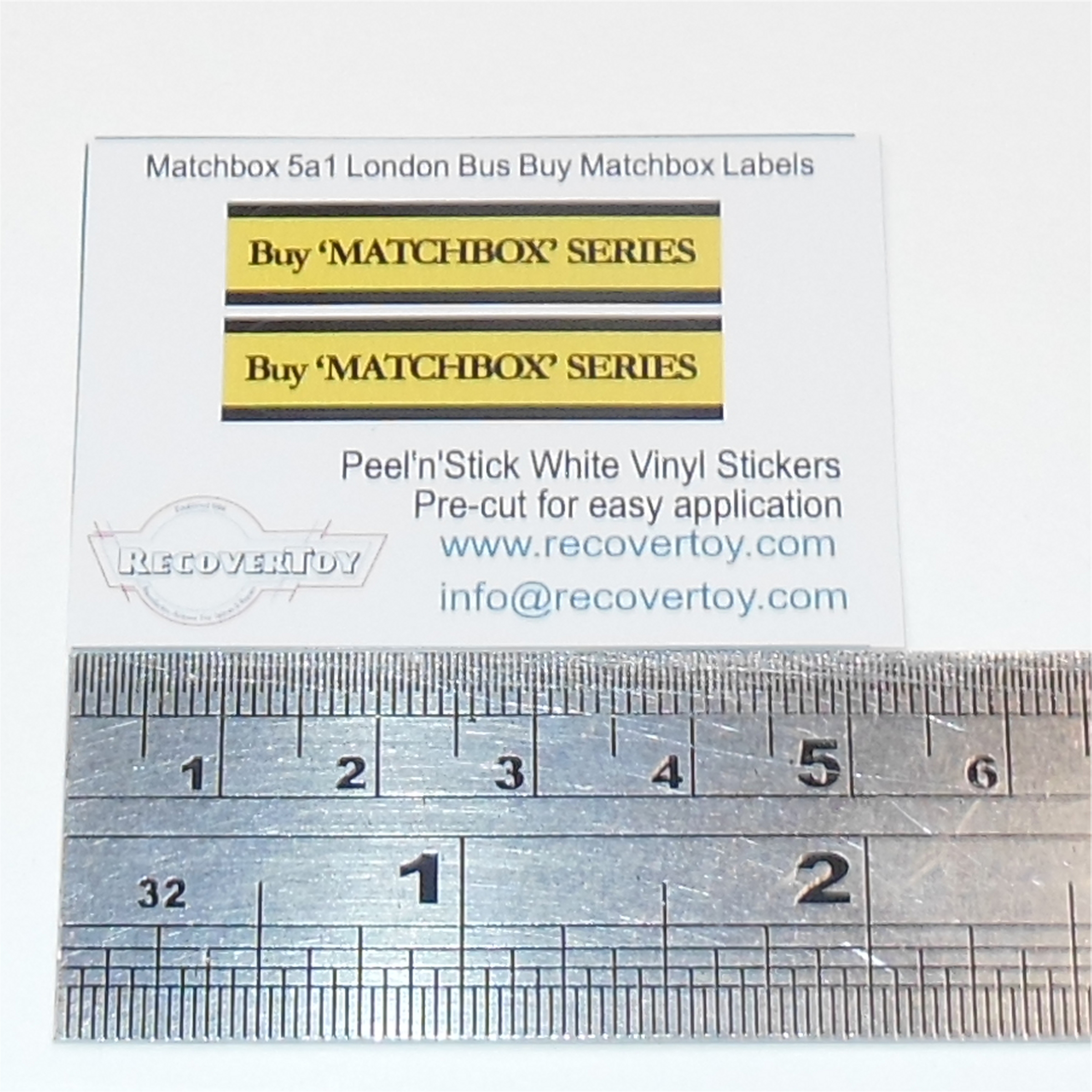 Matchbox Lesney 5a London Bus Buy Matchbox Sticker Set