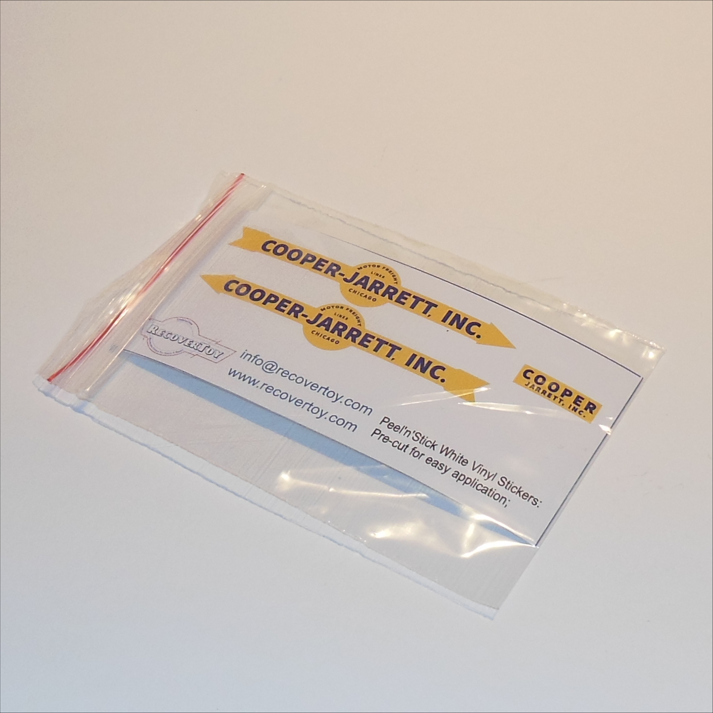 Matchbox Lesney Major Pack M 9 a3 Double Freighter Decals - Yellow Background