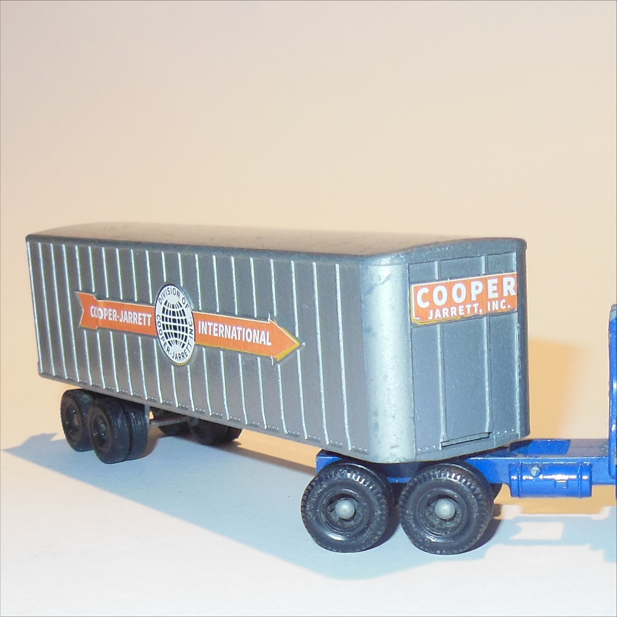 Matchbox Lesney Major Pack M 9 a3 Double Freighter Decals - Orange Background