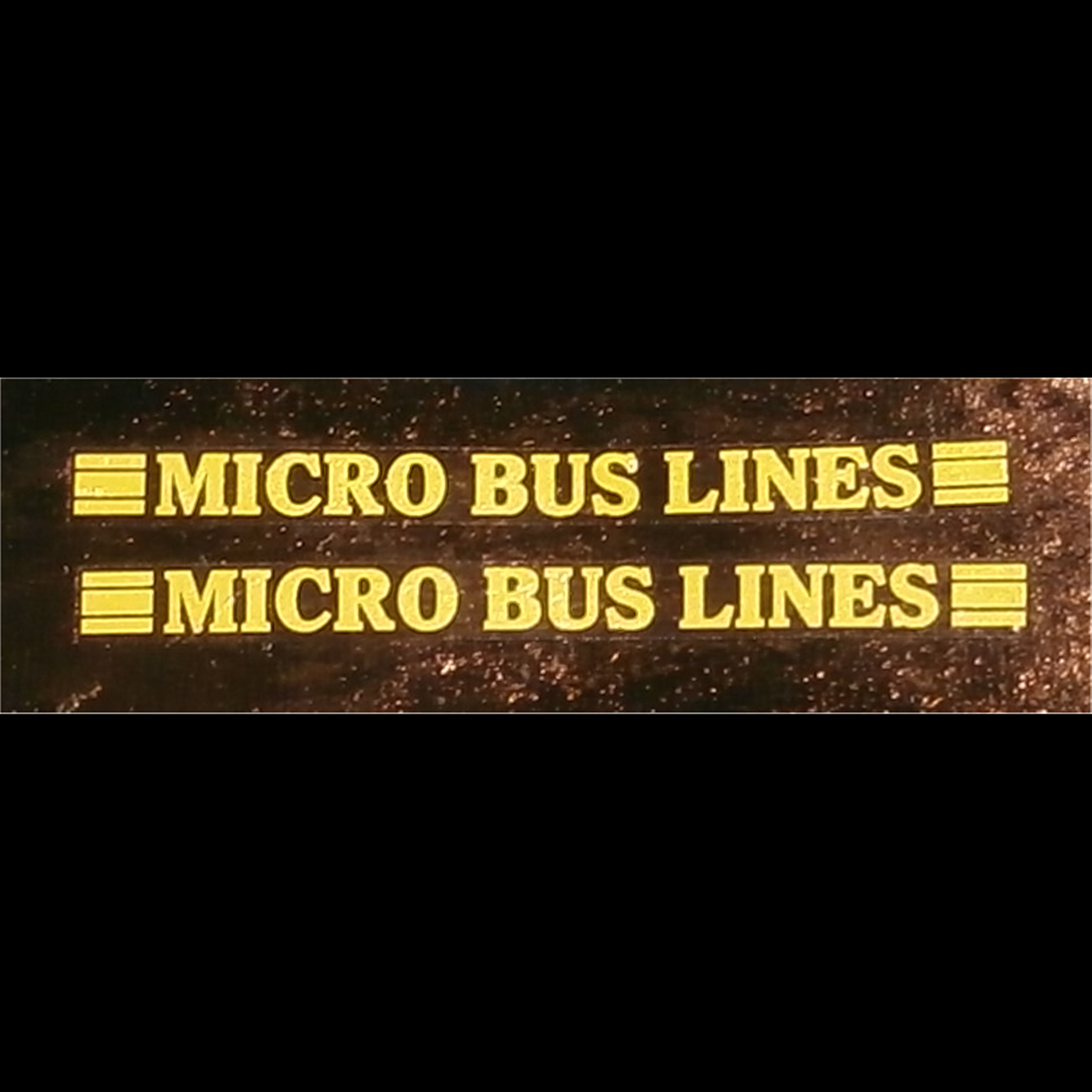 Micro Models G-31 Bedford SB Micro Bus Lines Waterslide Decals