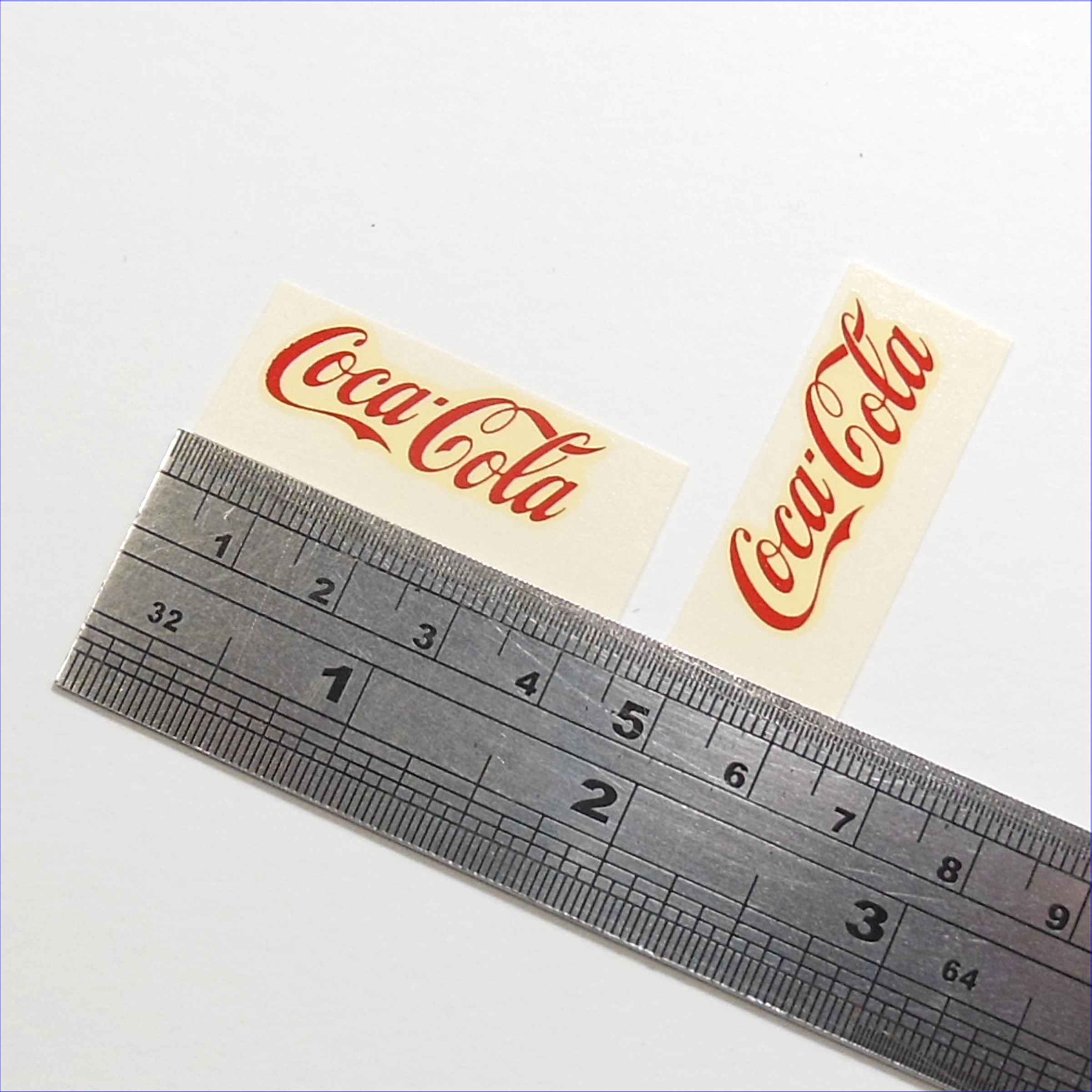 Generic 1:43 Scale Delivery Van Coca-Cola Decals