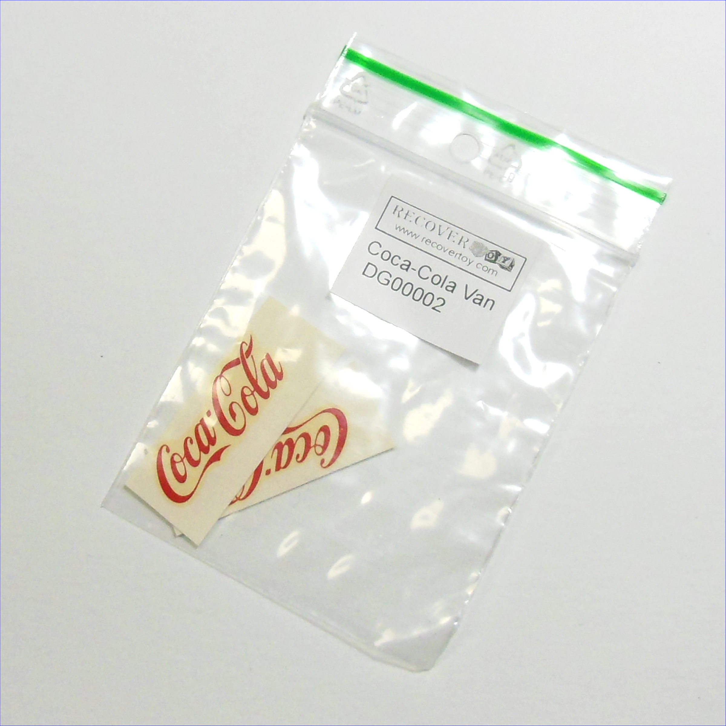 Generic 1:43 Scale Delivery Van Coca-Cola Decals