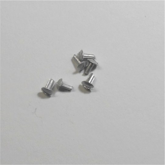 Corgi Toys Dinky Toys Restoration Metal Rivet Heads Large 6 Pack 5mm Head