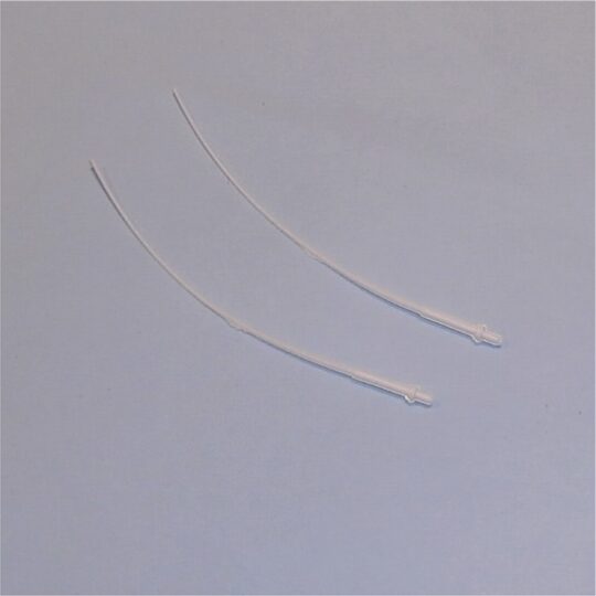 Scale Aerials 1:43 Pair of Whip White Antennas