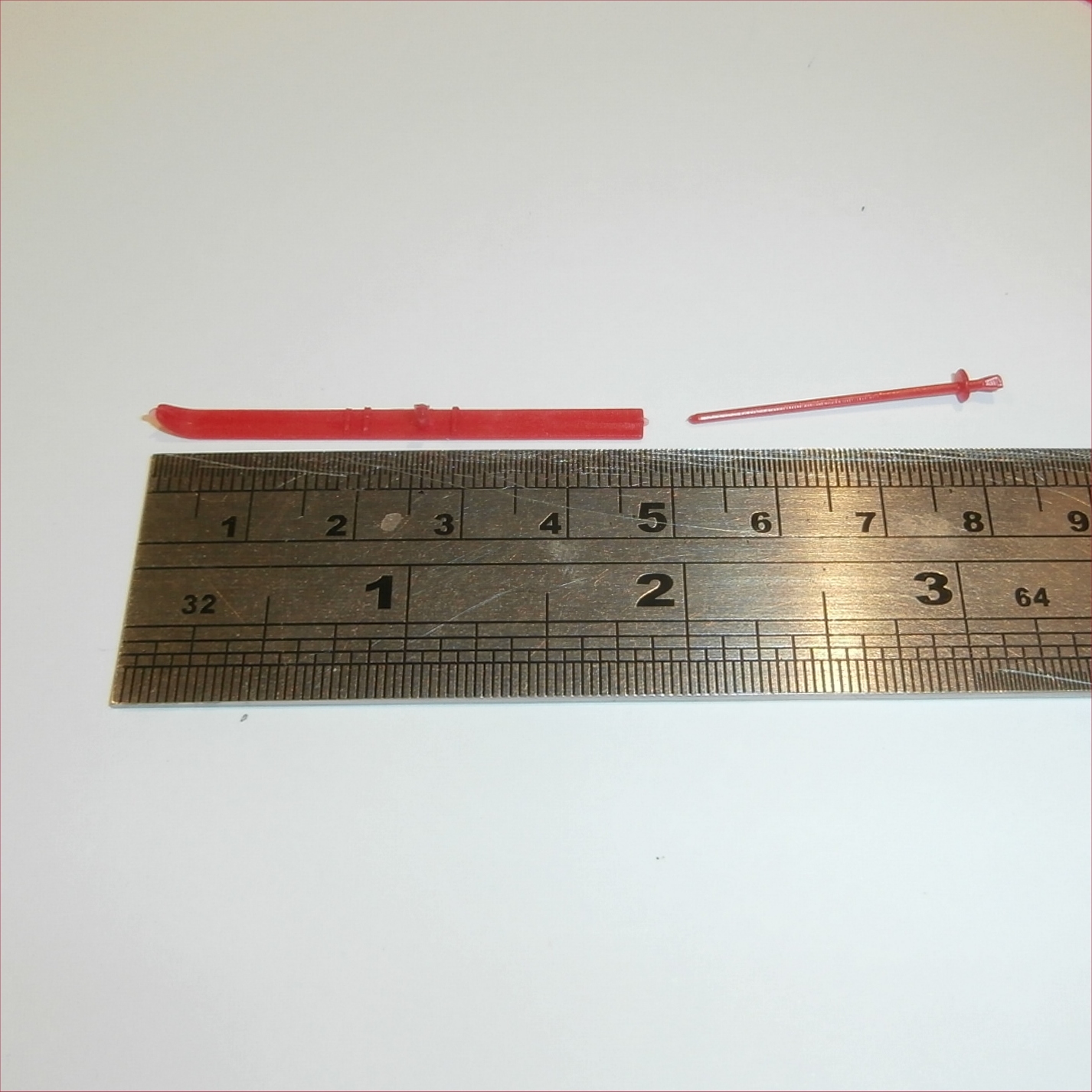 Corgi Toys 436 475 499 513 Citroen DS.19 Estate Red Ski's & Pole's Set