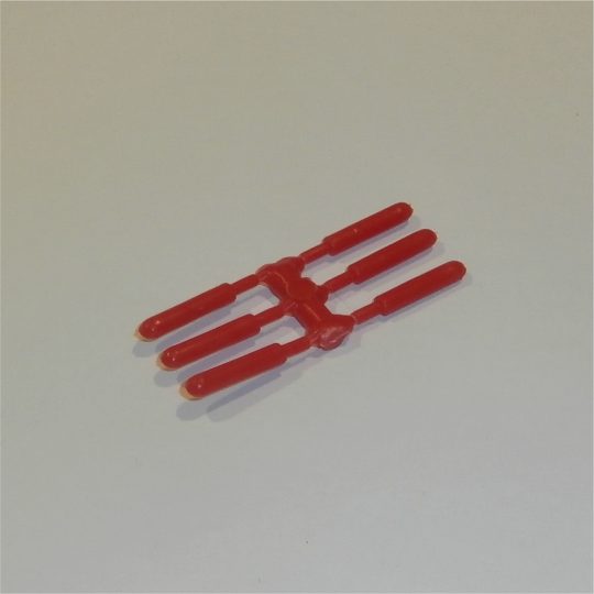 Corgi Toys 907 German Hanomag Military Tank Set of 6 Red Missiles