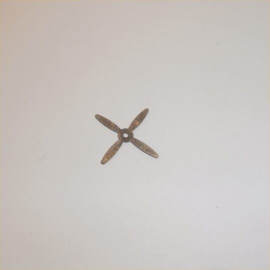 Dinky Toys Aircraft 4 Blade Tin Propeller 1" Diameter