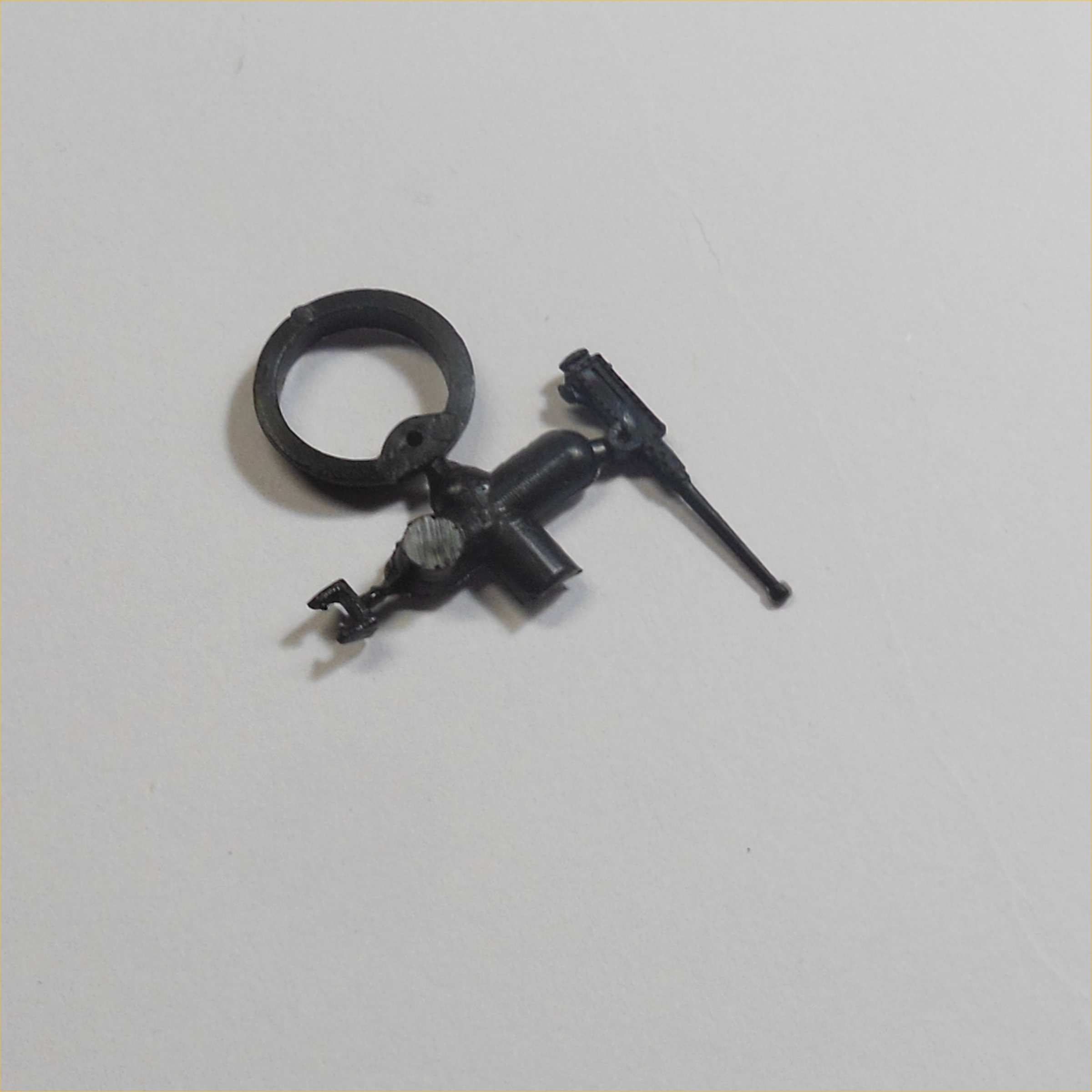 Dinky Toys French 822 M3 Half-Track Black Plastic Machine Gun and Mounting Kit