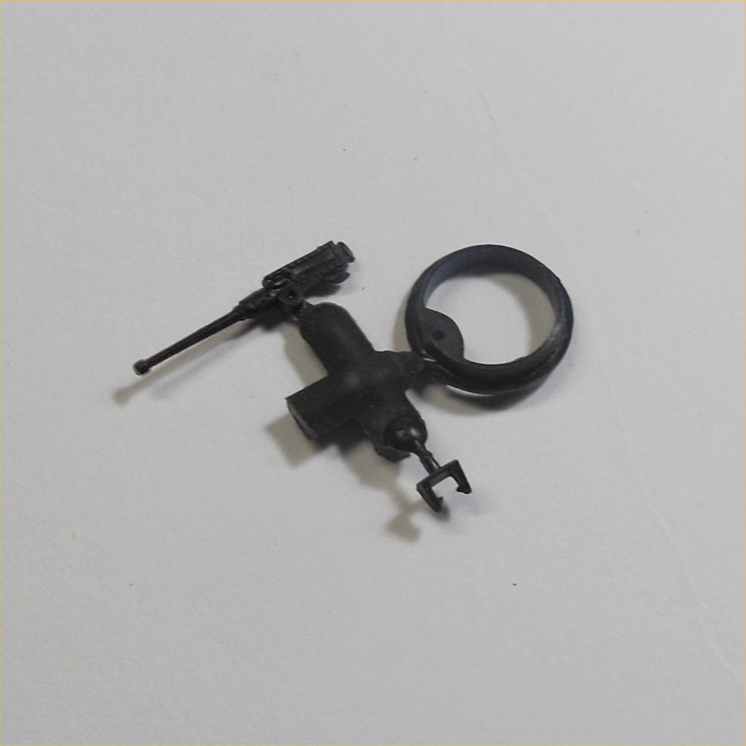 Dinky Toys French 822 M3 Half-Track Black Plastic Machine Gun and Mounting Kit