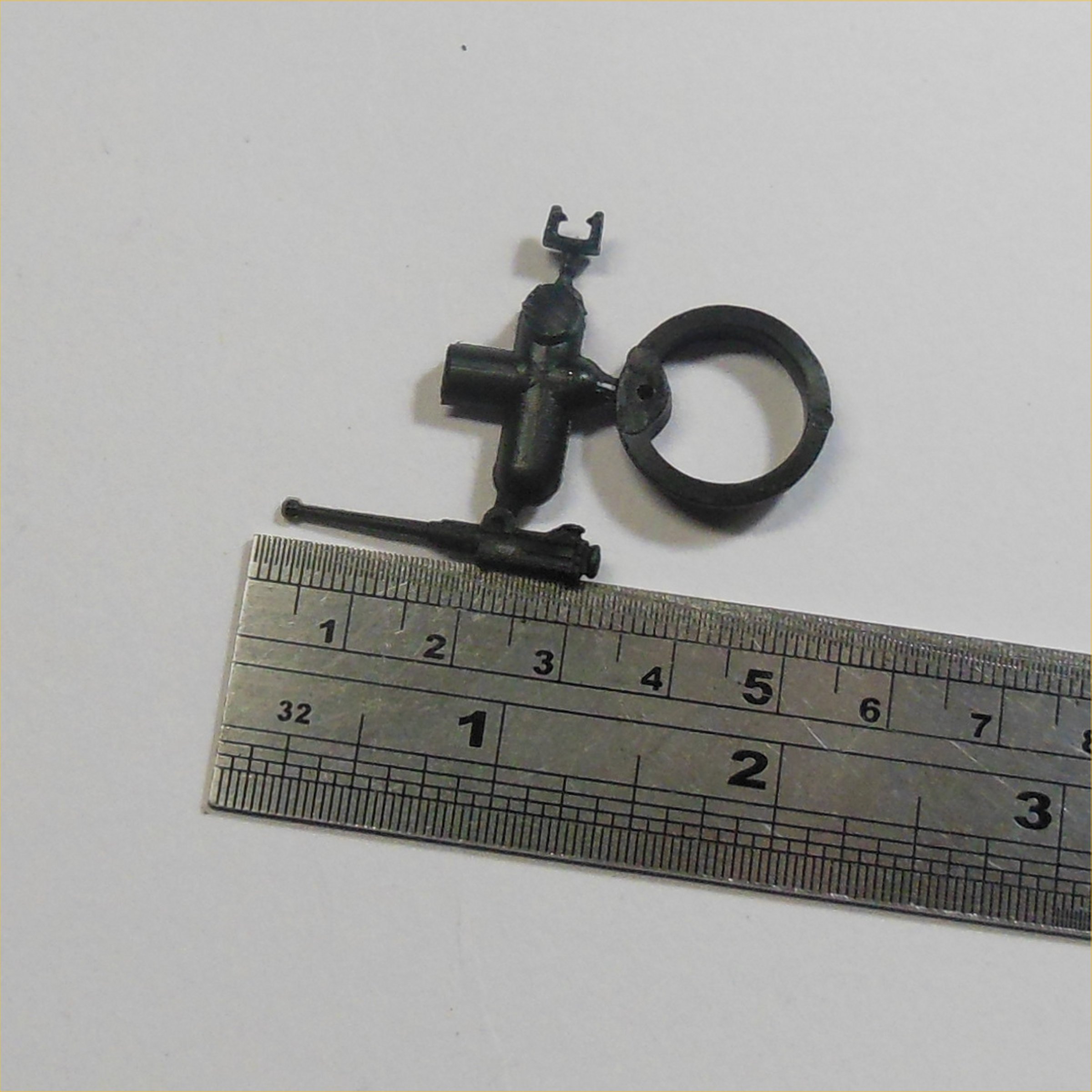Dinky Toys French 822 M3 Half-Track Black Plastic Machine Gun and Mounting Kit