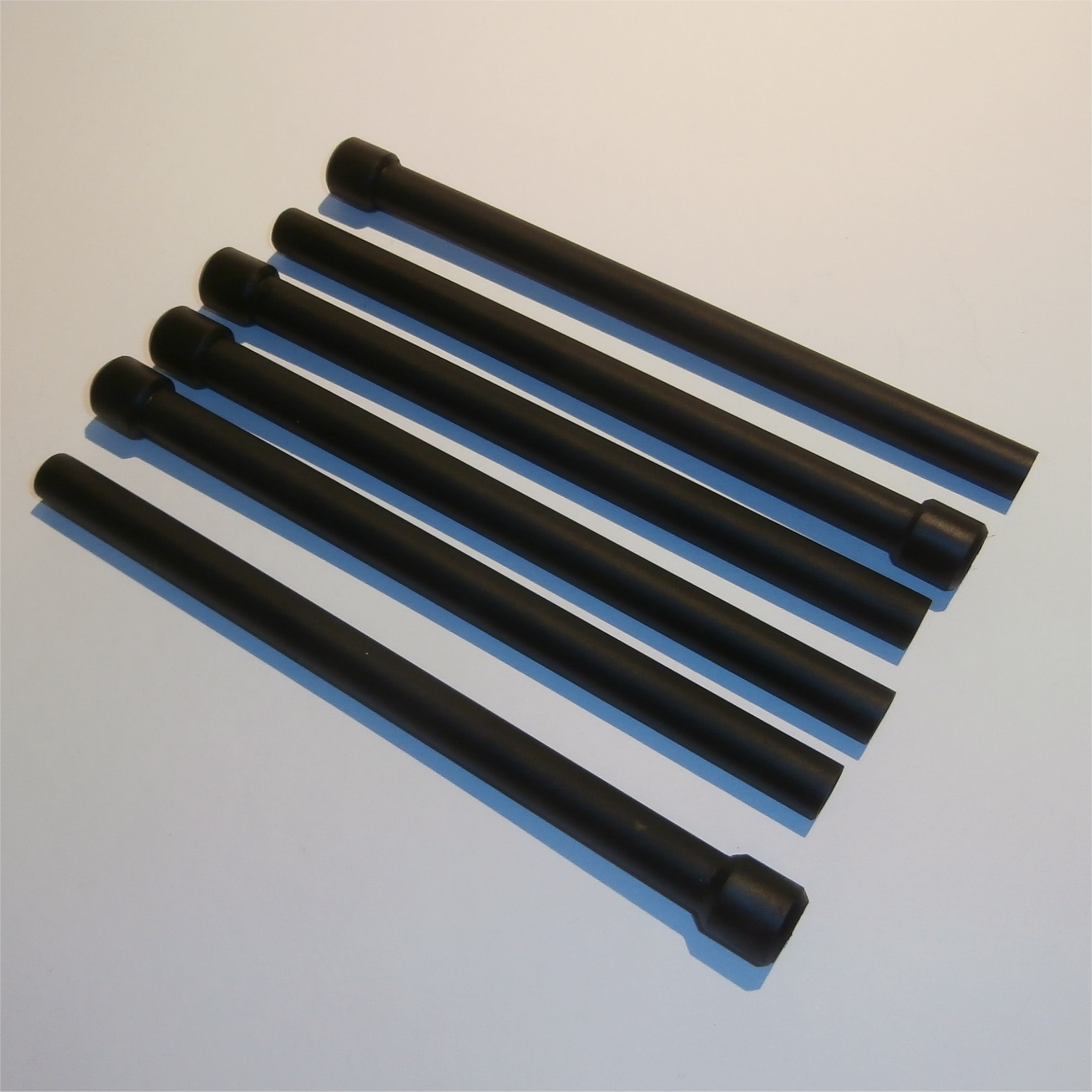Dinky Toys French 893 Unic Sahara Pipe Truck Black Pipe Sections x 6