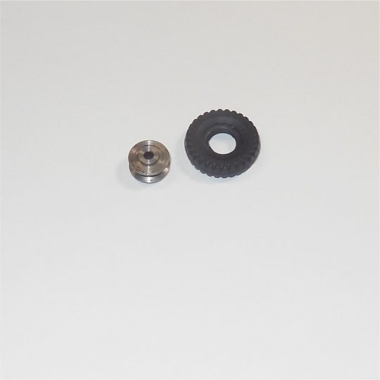 Dinky Toys Supertoy 1960 Issues Turned Alloy Road Hub with Tyre