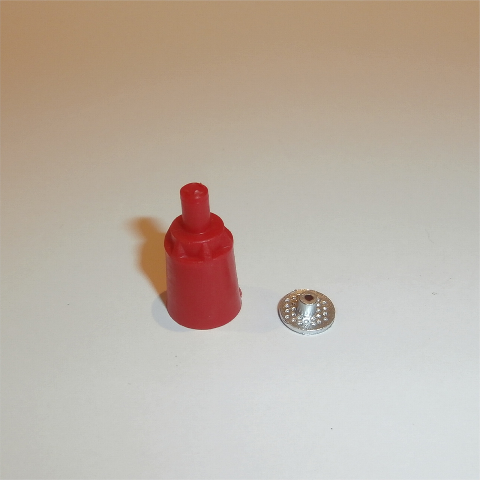 Dinky Toys 106 Thunderbird 2 Red Plastic Exhaust Pod with Chrome Plate