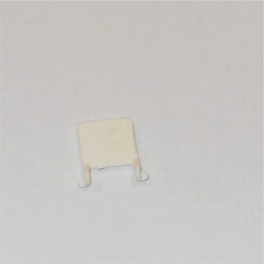 Dinky Toys 129 Volkswagen VW Beetle Sedan White Plastic Seat Back
