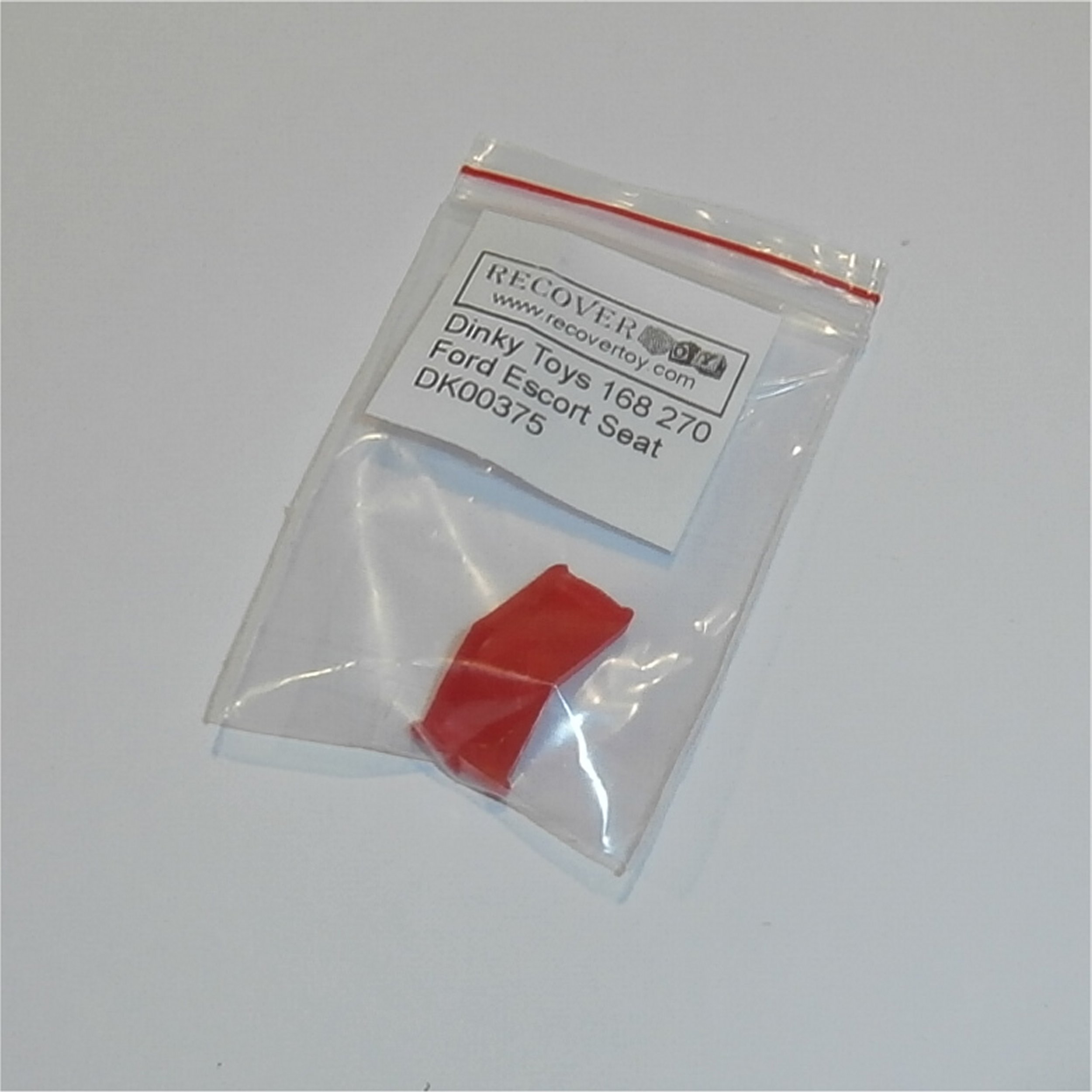 Dinky Toys 168 Ford Escort 270 Police Car Red Front Bucket Seat