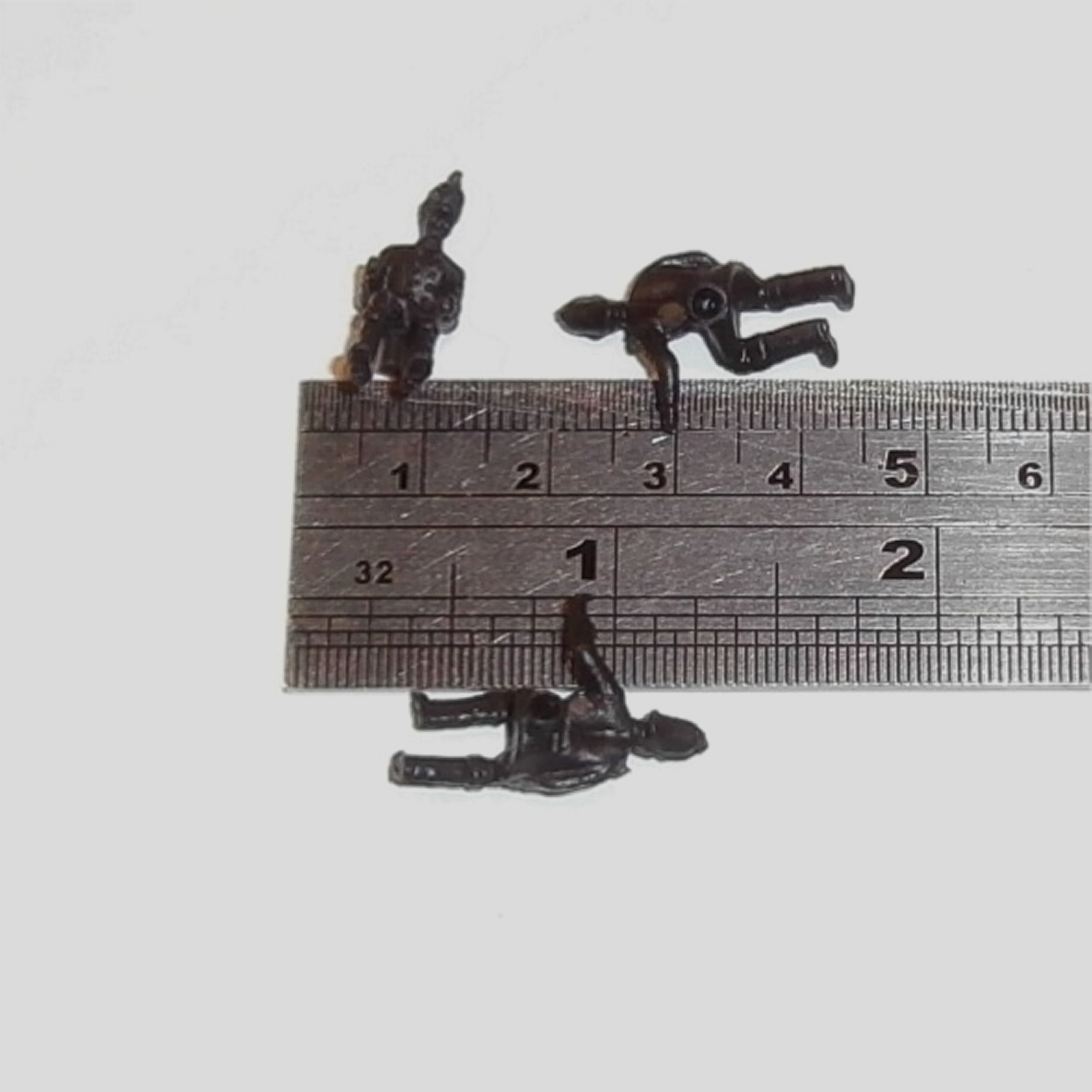 Matchbox Lesney Yesteryear 4 b Shand Mason Firemen and Driver set of 3