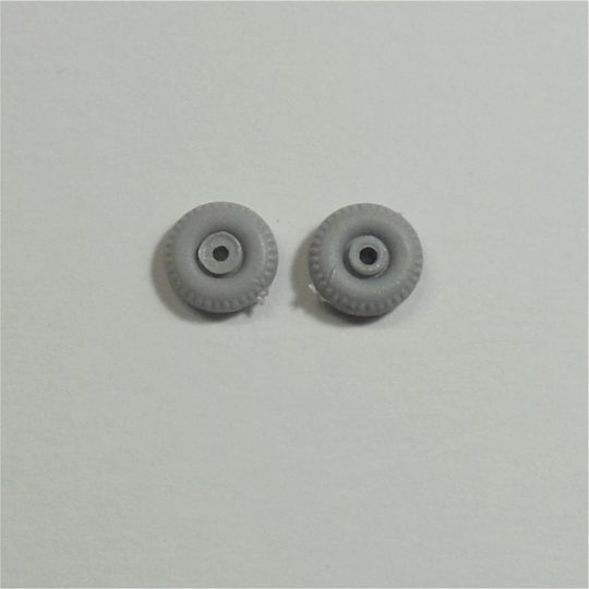 Matchbox Lesney Road Wheels Pair Grey Plastic 10mm Diameter 1-75 Regular Wheels