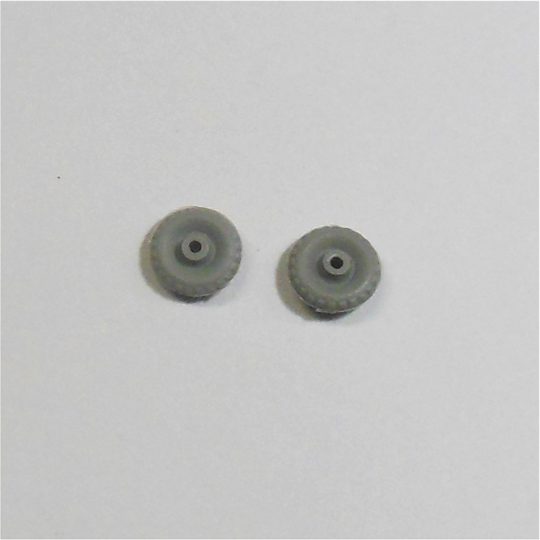 Matchbox Lesney Road Wheels Pair Grey Plastic 11mm Diameter 1-75 Regular Wheels
