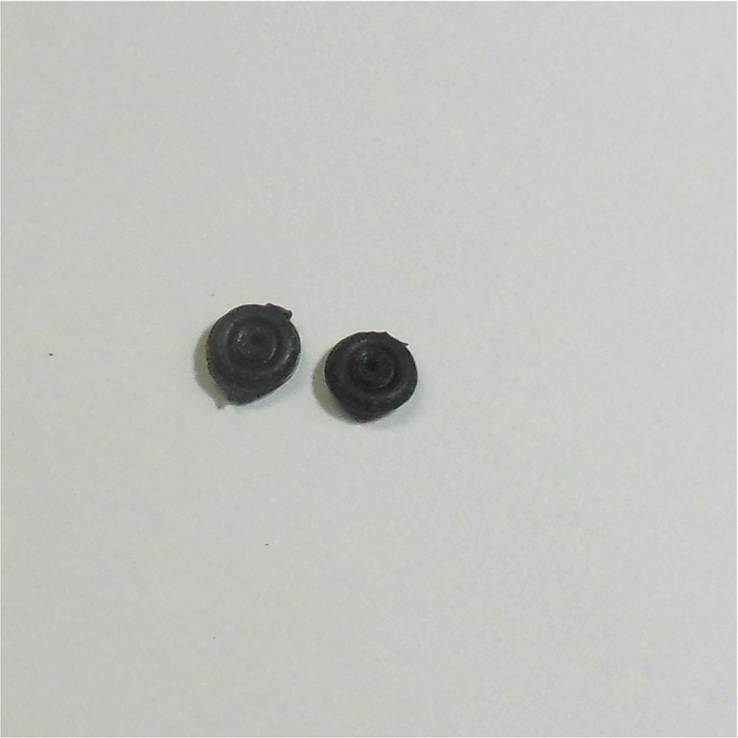 Matchbox Lesney Road Wheels Pair Black Plastic 8mm Diameter 1-75 Regular Wheels