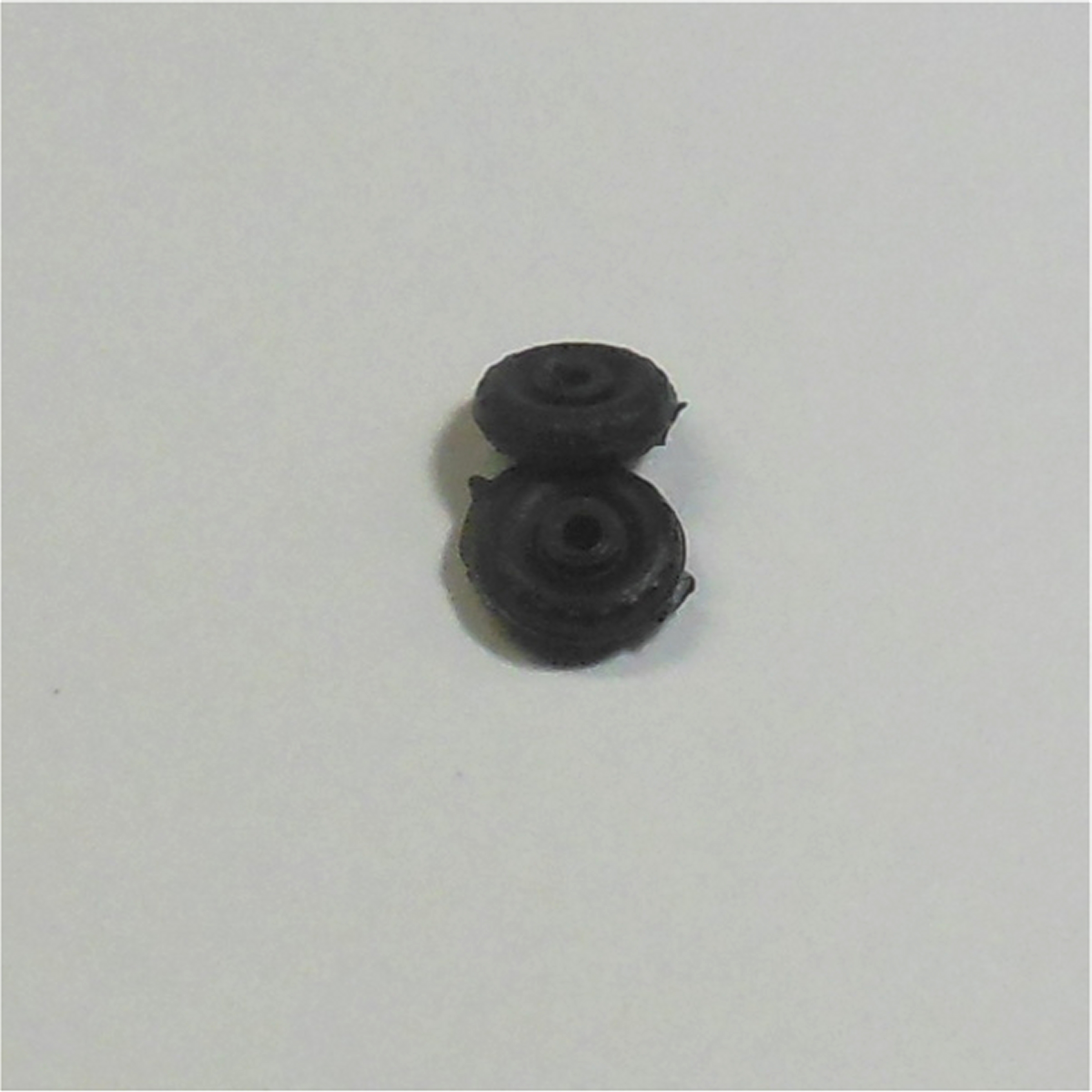 Matchbox Lesney Road Wheels Pair Black Plastic 8mm Diameter 1-75 Regular Wheels