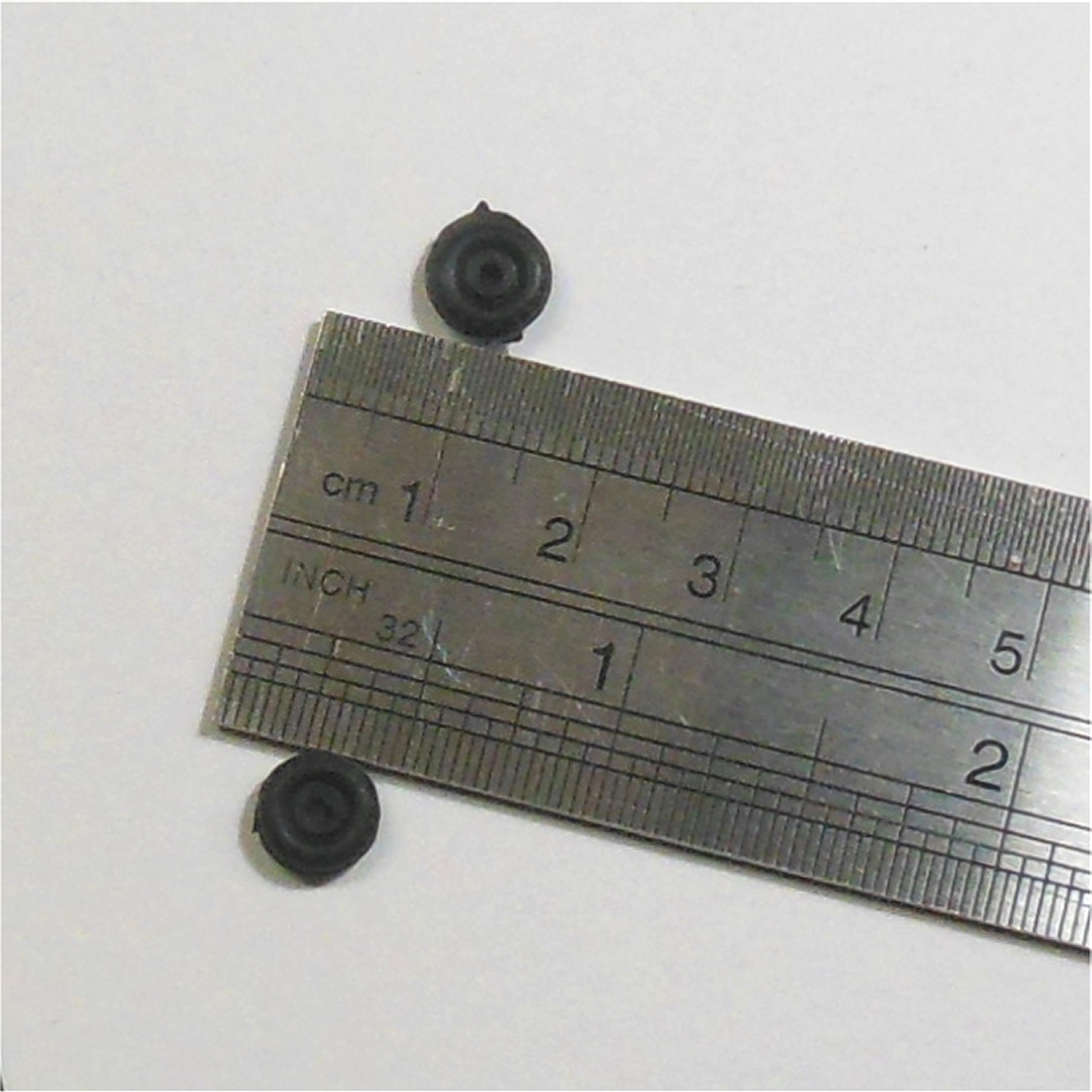 Matchbox Lesney Road Wheels Pair Black Plastic 8mm Diameter 1-75 Regular Wheels